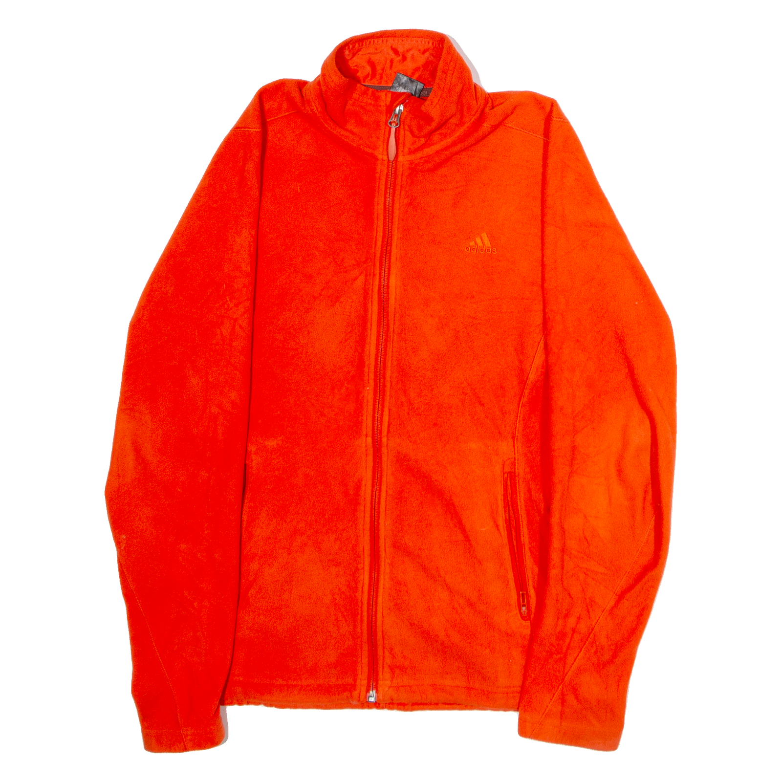 ADIDAS Womens Fleece Jacket Orange UK 18 Refurbished - N/A refurbished available on Cerqular