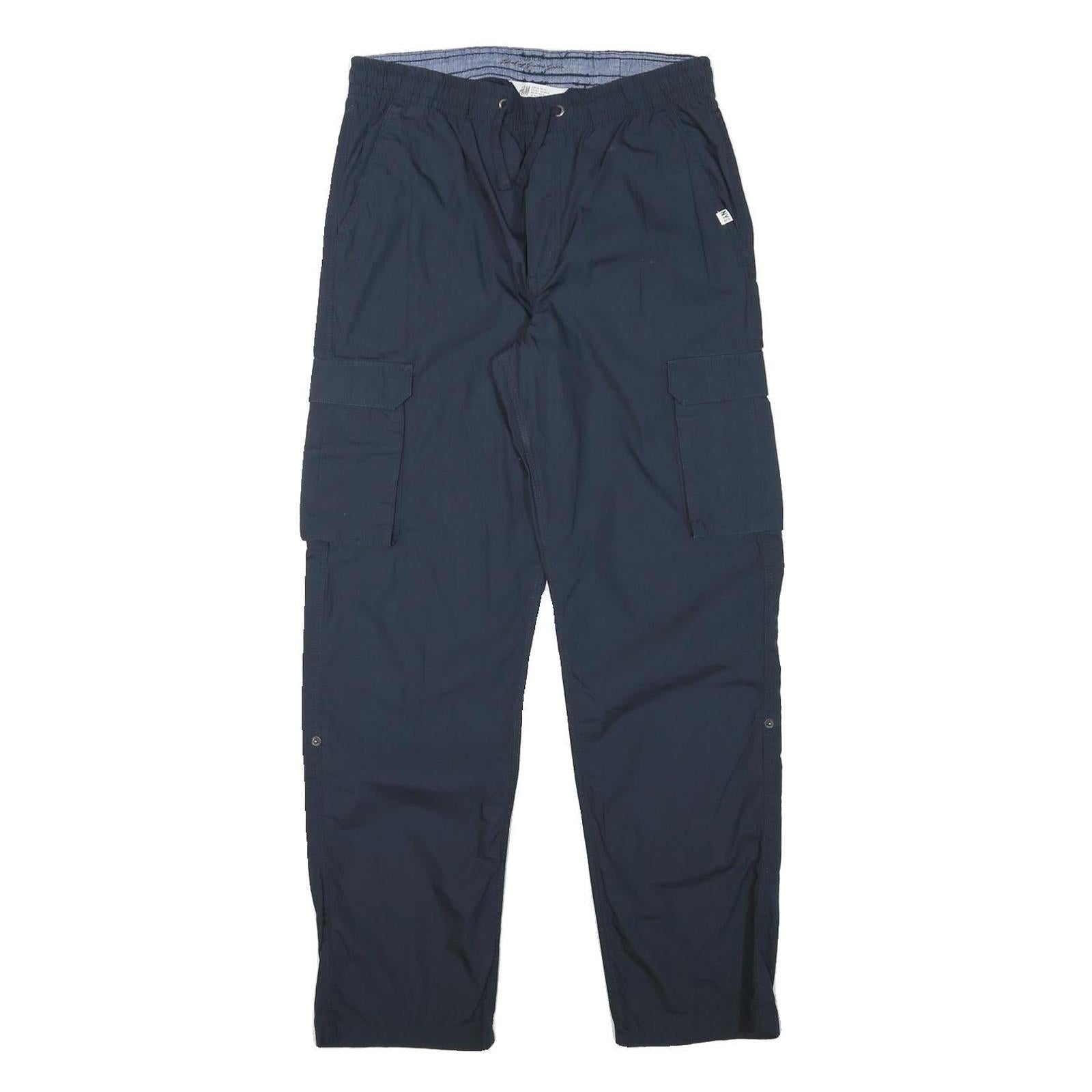 Buy H&M Mens Cotton Blend Navy Relaxed Cargo Trousers W29 L29 Drawstring Casual Refurbished - $23.39 H&M Mens Cotton Blend Navy Relaxed Cargo Trousers W29 L29 Drawstring Casual Refurbished - N/A refurbished available on Cerqular