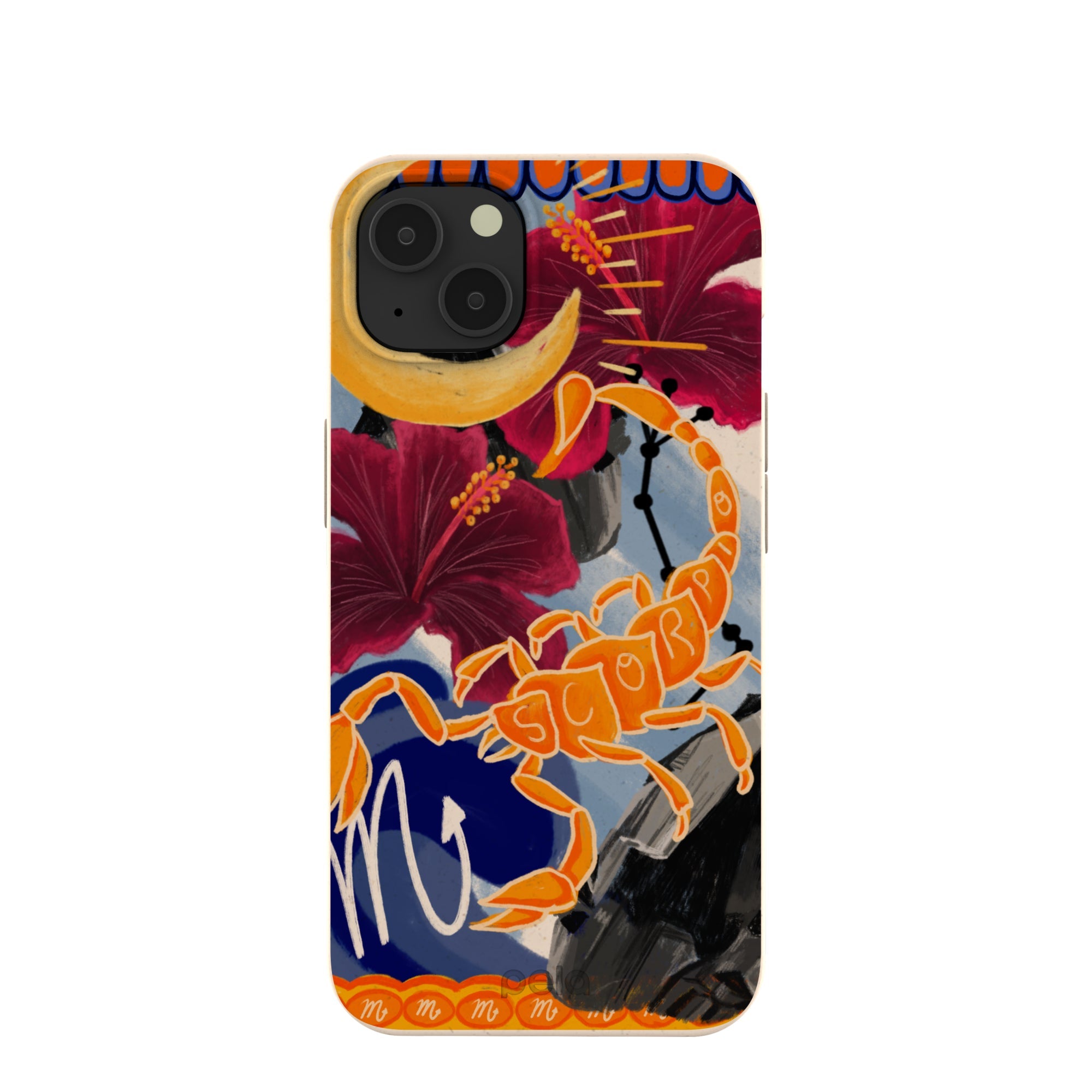 Seashell Scorpio Scorpion iPhone 13 Case Refurbished - Pela Case refurbished available on Cerqular