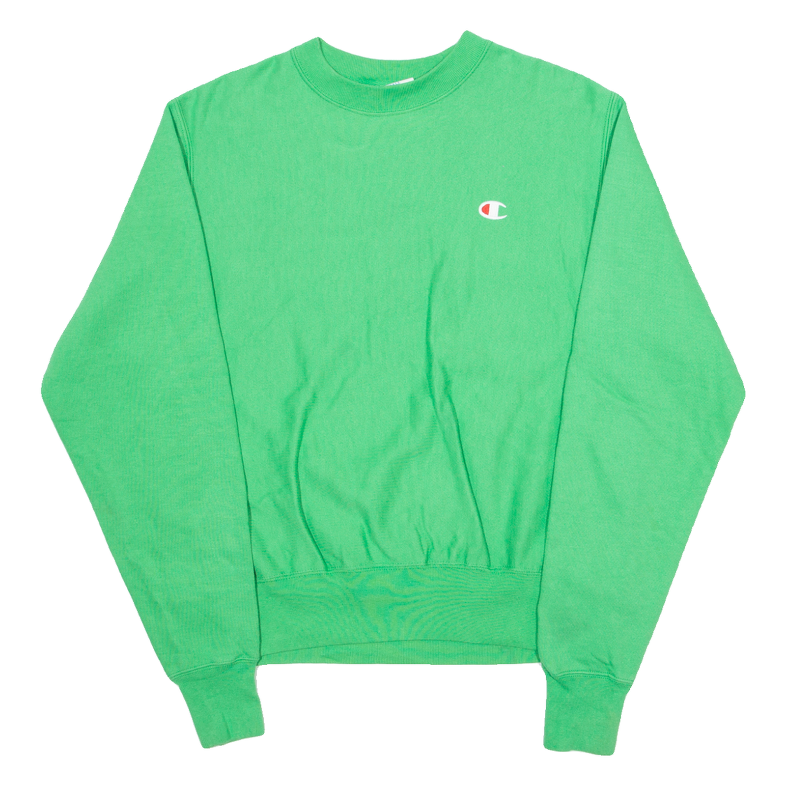 CHAMPION REVERSE WEAVE Mens Sweatshirt Green Crew Neck S Refurbished - N/A refurbished available on Cerqular