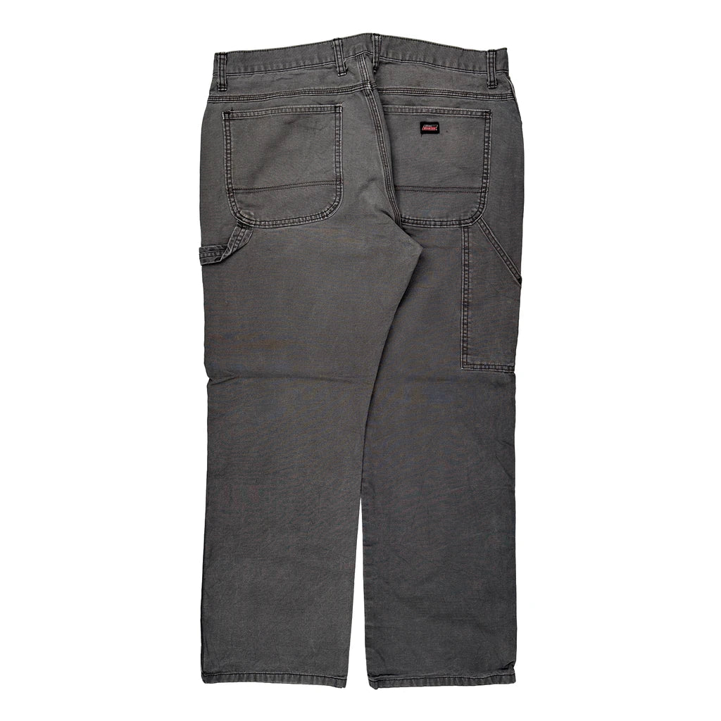 Buy Dickies Double Knee Carpenter Trousers - 36W 30L Grey Cotton Refurbished - $29.47 Dickies Double Knee Carpenter Trousers - 36W 30L Grey Cotton Refurbished - Thrifted (note: this is a term often used to describe second- refurbished available on Cerqular