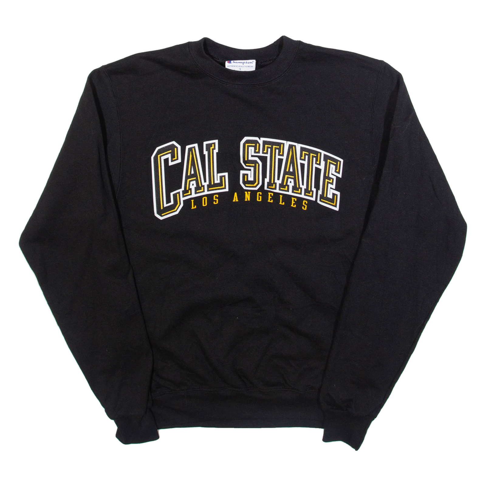 CHAMPION Cal State Mens Sweatshirt Black USA S Refurbished - N/A refurbished available on Cerqular