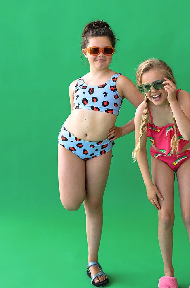 Girl bikini -Leopard | Size: 12-14 years Refurbished - N/A (Note: This brand may not be well-known globally refurbished available on Cerqular