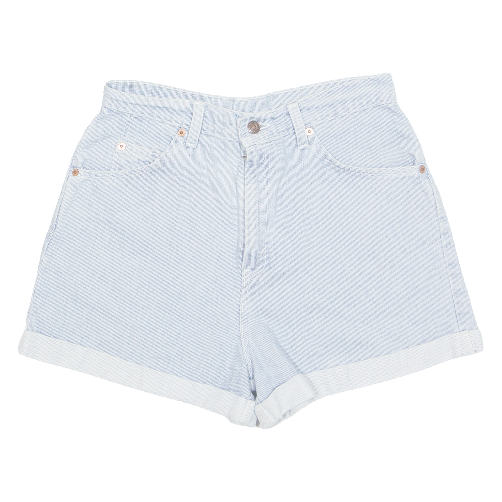 LEVI'S Turn Up 954 Womens Chino Shorts Blue M W30 Refurbished - N/A refurbished available on Cerqular
