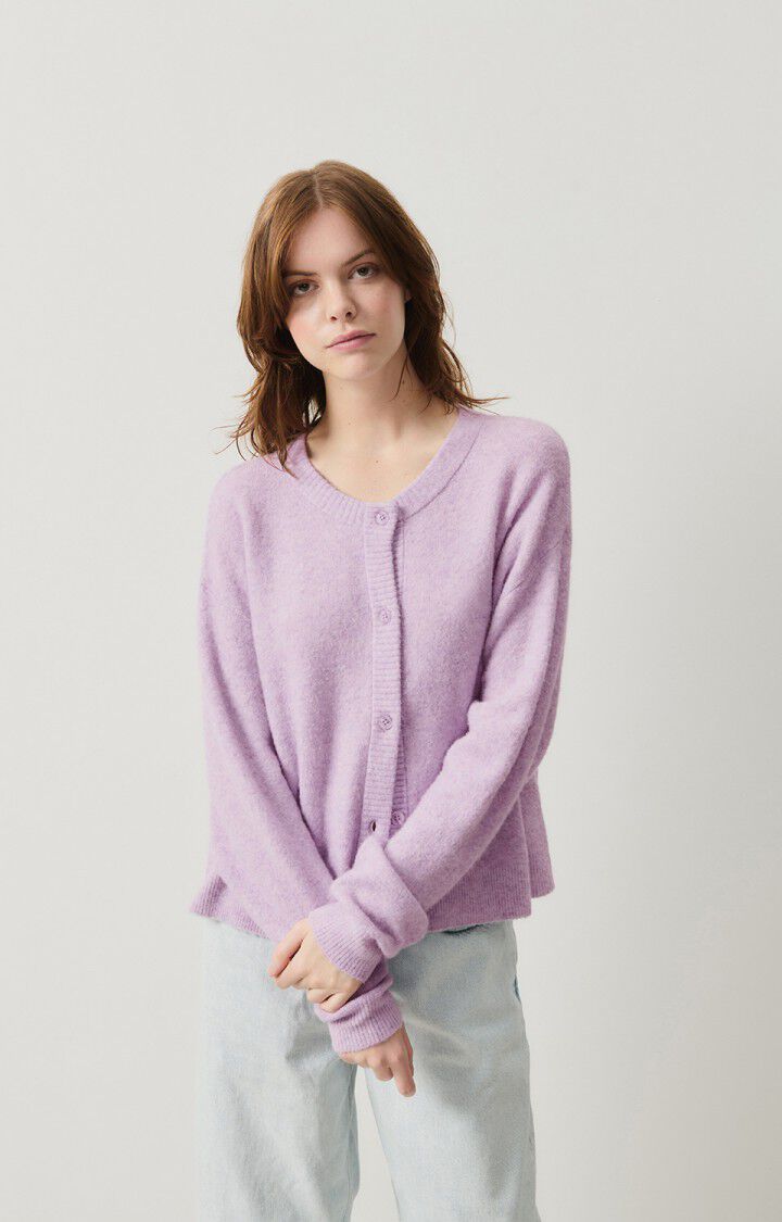 Cardigan Dam19e Glycine-Chine | Color: GLYCINE CHINE | Size: M/L Refurbished - Rue Madame is a known brand, and the standardized name is " refurbished available on Cerqular