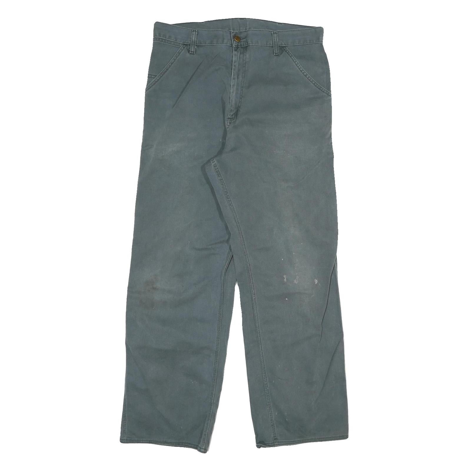 CARHARTT Mens Cotton Blend Relaxed W34 L30 Workwear Combat Trousers Zip Closure Refurbished - N/A refurbished available on Cerqular