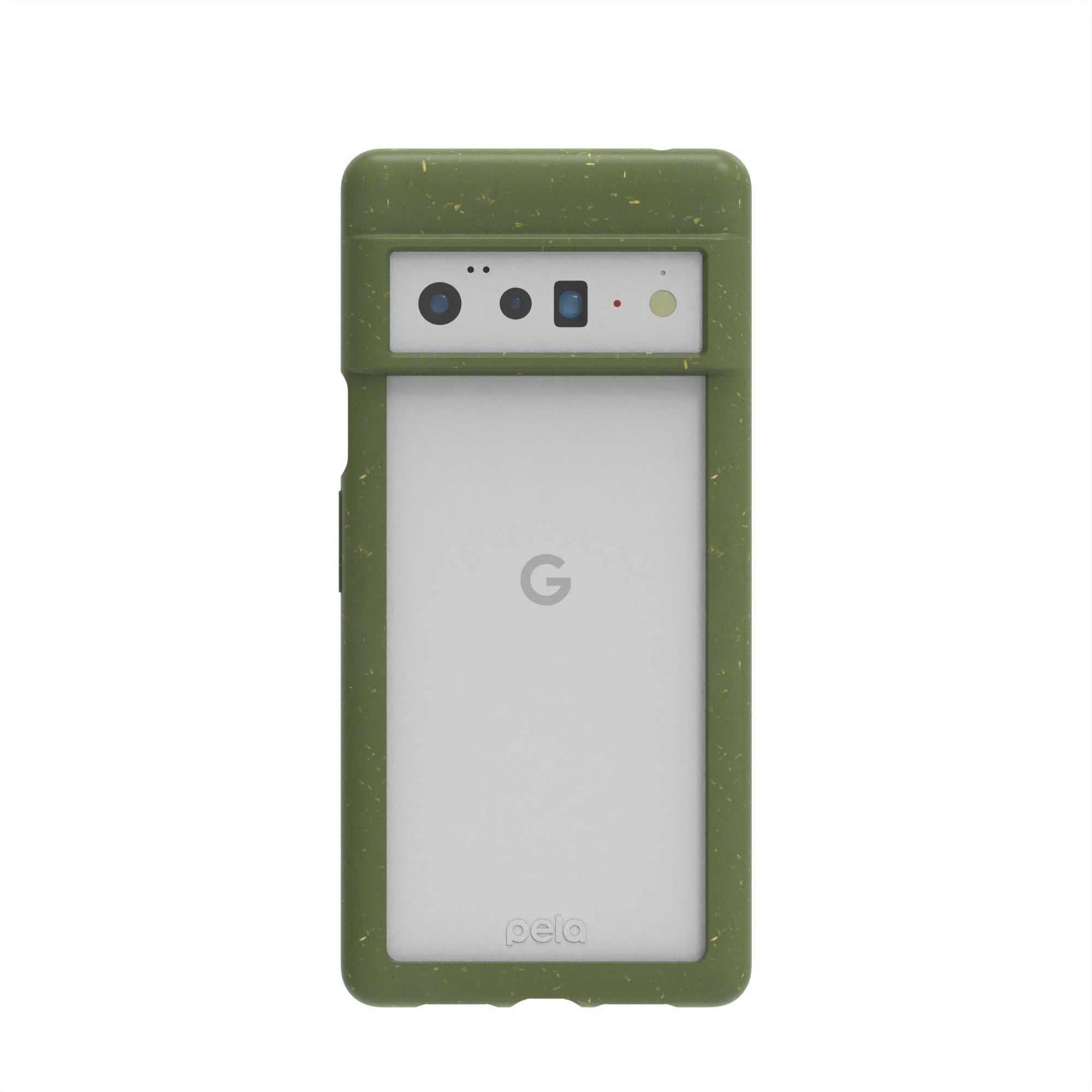 Clear Google Pixel 6 Pro Case with Forest Floor Ridge Refurbished - Pela Case refurbished available on Cerqular