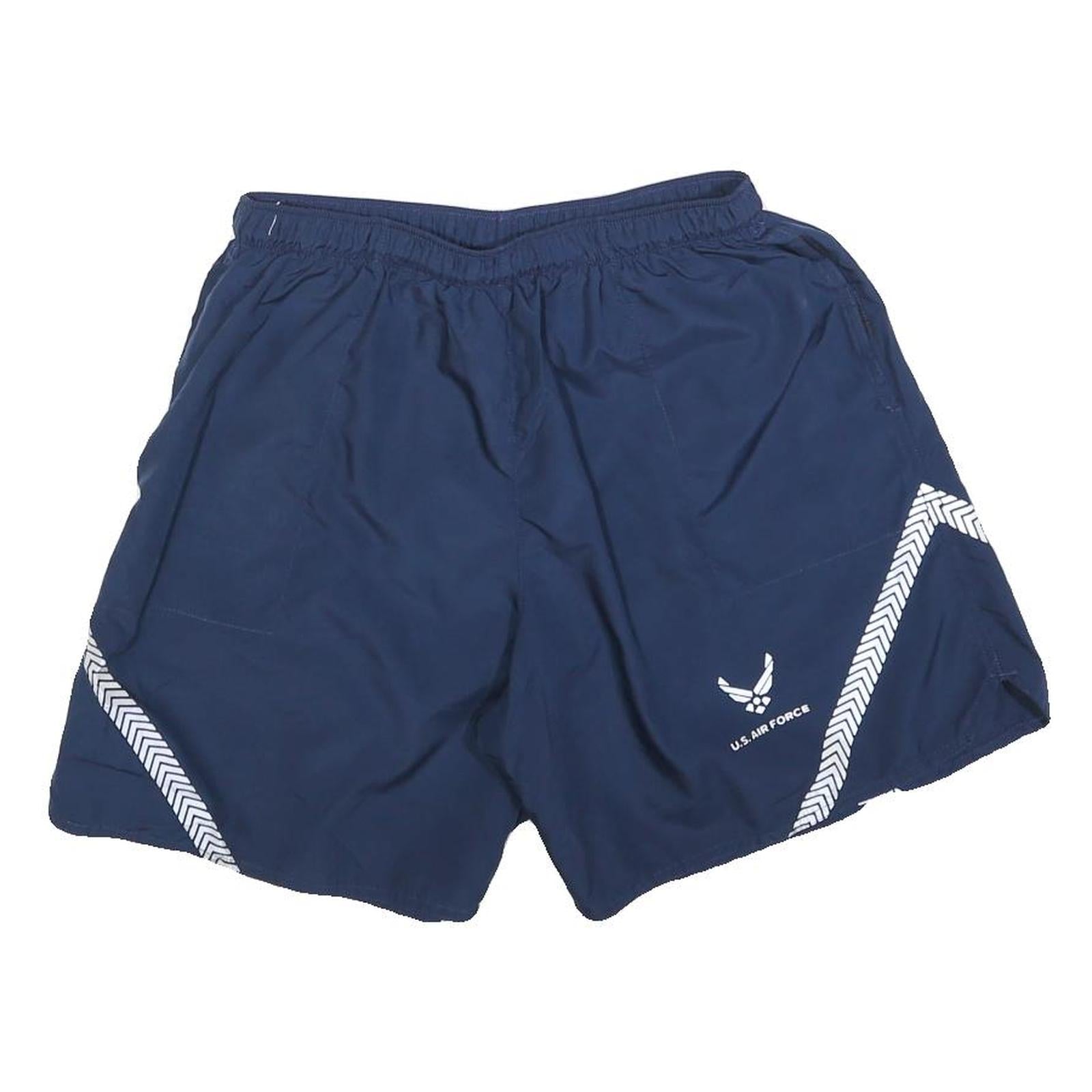 Womens Navy Blue Plain U.S. Air Force Casual Polyester Shorts M W26 Refurbished - N/A refurbished available on Cerqular