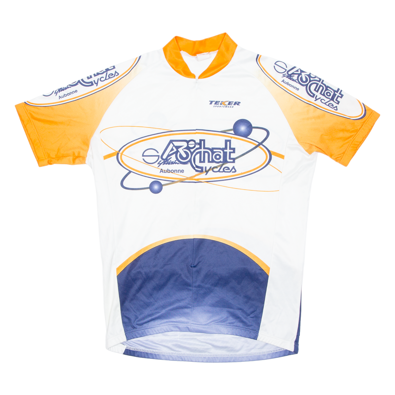 Cycling Mens Jersey White 1/2 Zip XL Refurbished - N/A refurbished available on Cerqular
