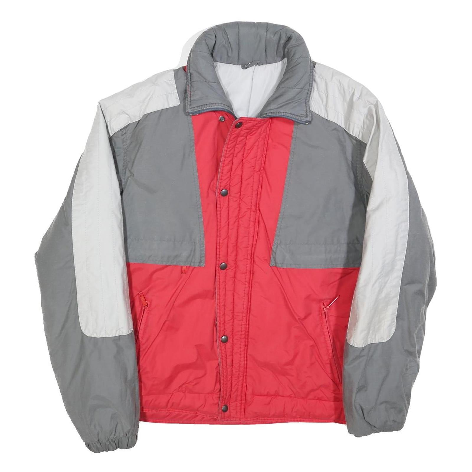 Buy Mens Grey & Red Polyester Blend Outdoor Jacket L Zip Plain Casual Coat Refurbished - $37.69 Mens Grey & Red Polyester Blend Outdoor Jacket L Zip Plain Casual Coat Refurbished - N/A refurbished available on Cerqular
