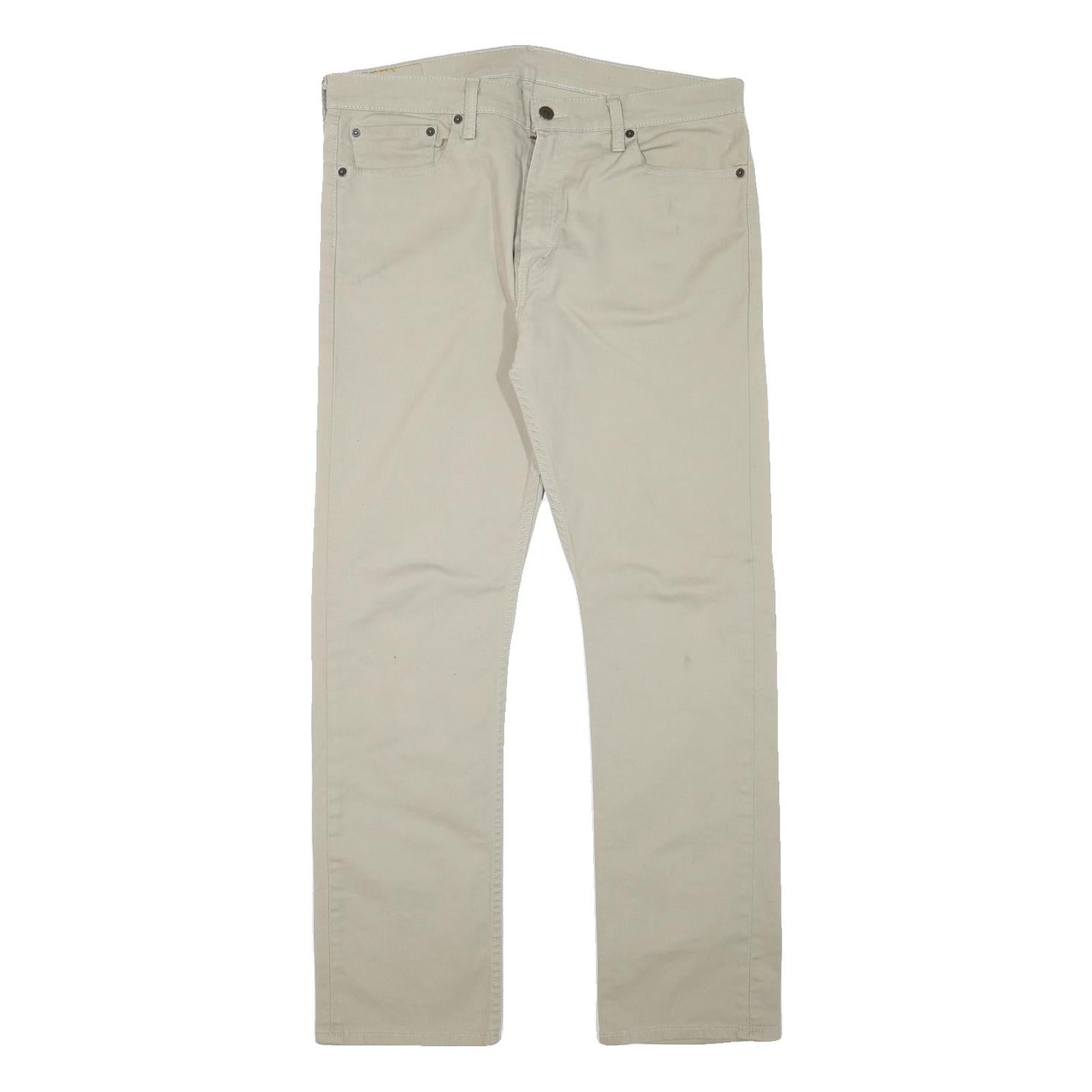 Buy LEVI'S Mens Cotton Blend Beige Regular Straight Trousers W35 L30 Classic Zip Refurbished - $41.59 LEVI'S Mens Cotton Blend Beige Regular Straight Trousers W35 L30 Classic Zip Refurbished - N/A refurbished available on Cerqular