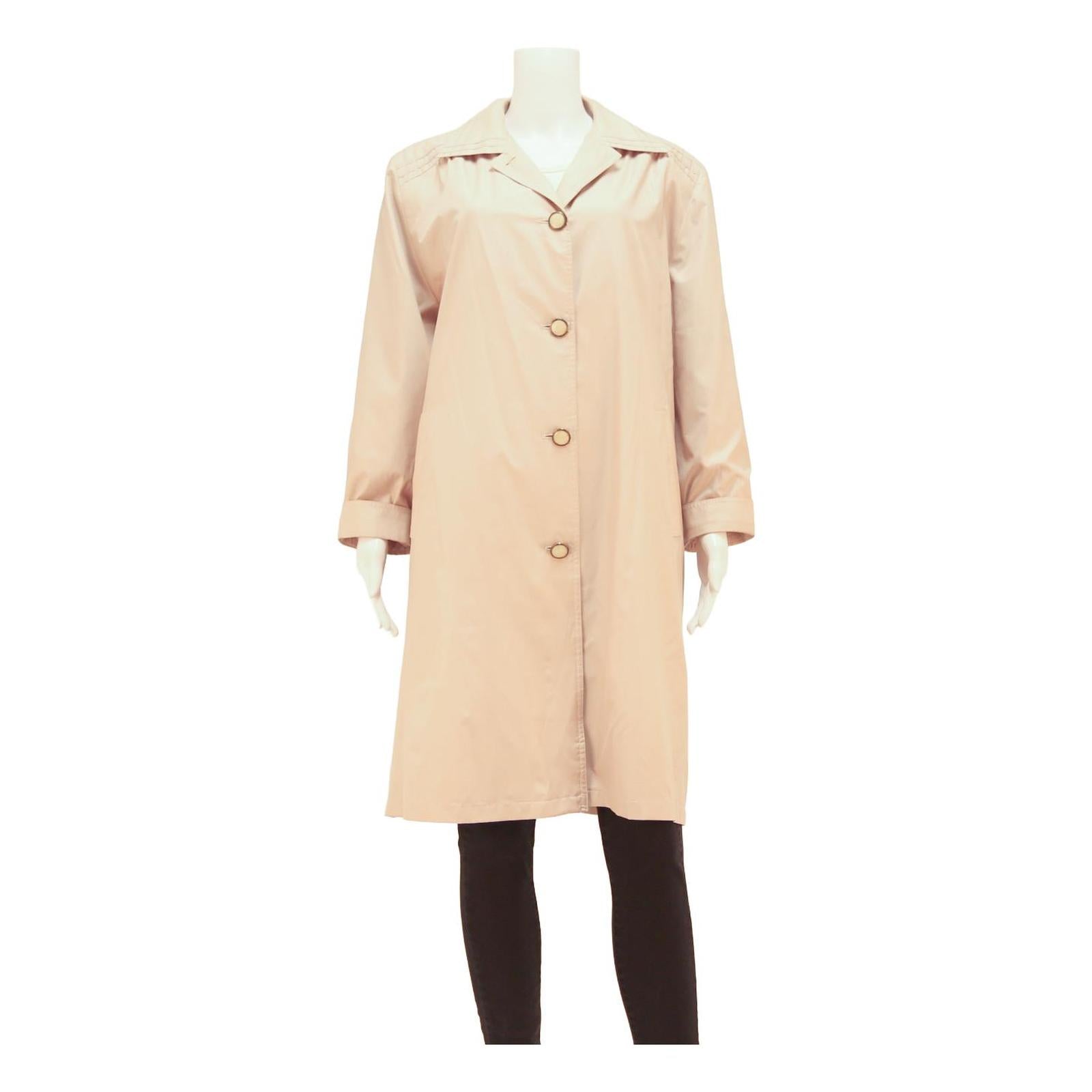 CLAUDE HAVREY Womens Beige Cotton Blend Button Jacket M Plain Classic Fit Refurbished - N/A refurbished available on Cerqular