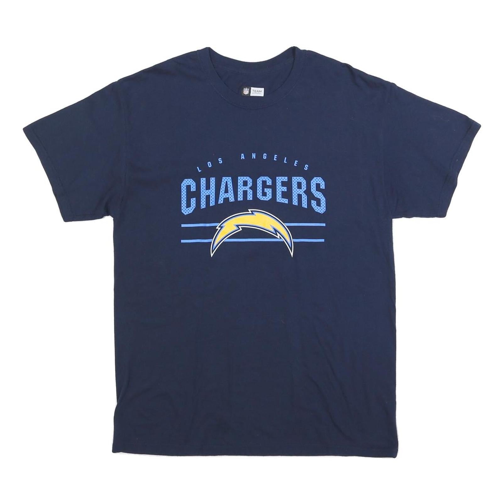 Buy NFL Mens Navy Blue Los Angeles Chargers Graphic T-Shirt L Short Sleeve Crew Neck Refurbished - $22.09 NFL Mens Navy Blue Los Angeles Chargers Graphic T-Shirt L Short Sleeve Crew Neck Refurbished - N/A refurbished available on Cerqular