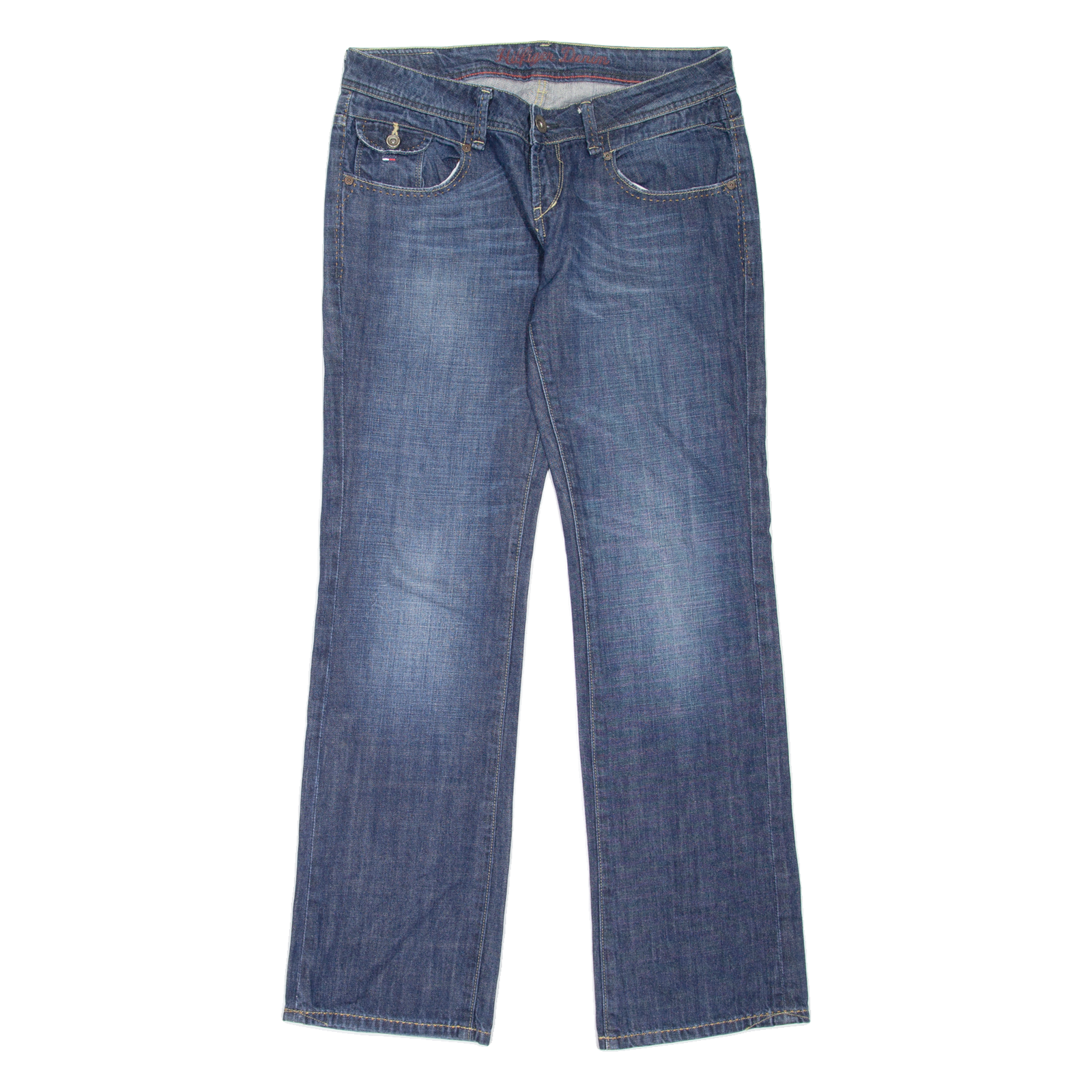 HILFIGER DENIM Cassandra Womens Jeans Blue Regular Straight Stone Wash W30 L34 Refurbished - N/A refurbished available on Cerqular