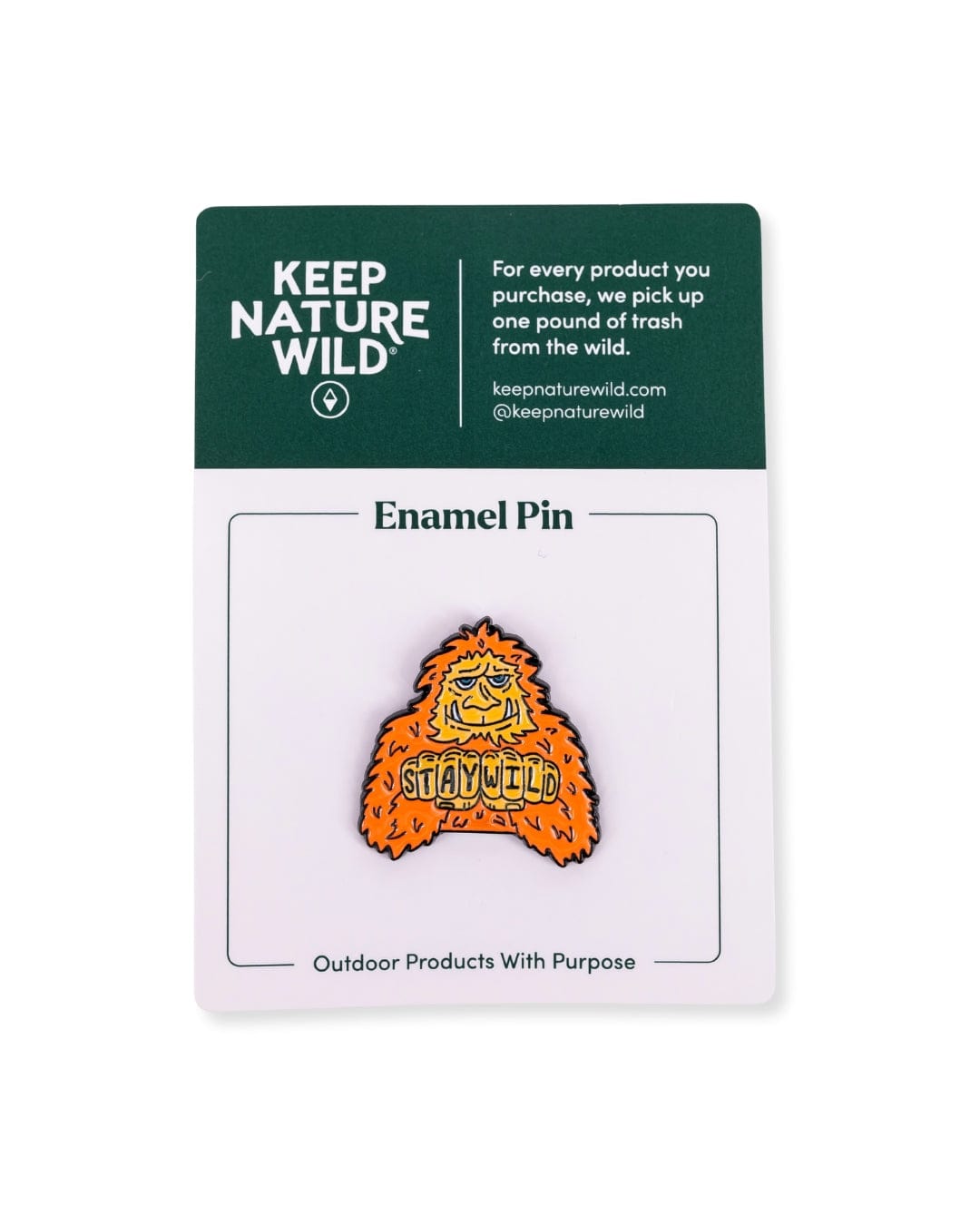 Buy Squatch Life | Enamel Pin Refurbished - $10.00 Squatch Life | Enamel Pin Refurbished - Keep Nature Wild refurbished available on Cerqular