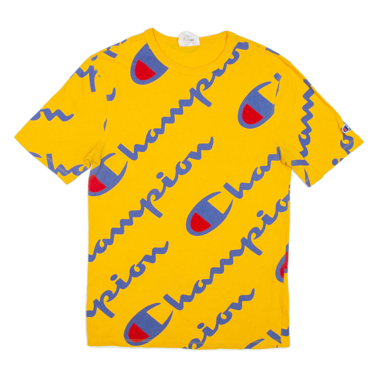 CHAMPION Mens T-Shirt Yellow S Refurbished - N/A refurbished available on Cerqular