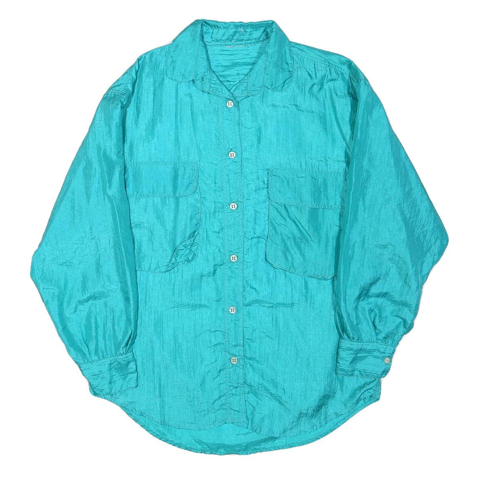 Buy Womens Blue Loose Fit Shirt L Long Sleeve Button Pocket Casual Light Refurbished - $19.49 Womens Blue Loose Fit Shirt L Long Sleeve Button Pocket Casual Light Refurbished - N/A refurbished available on Cerqular