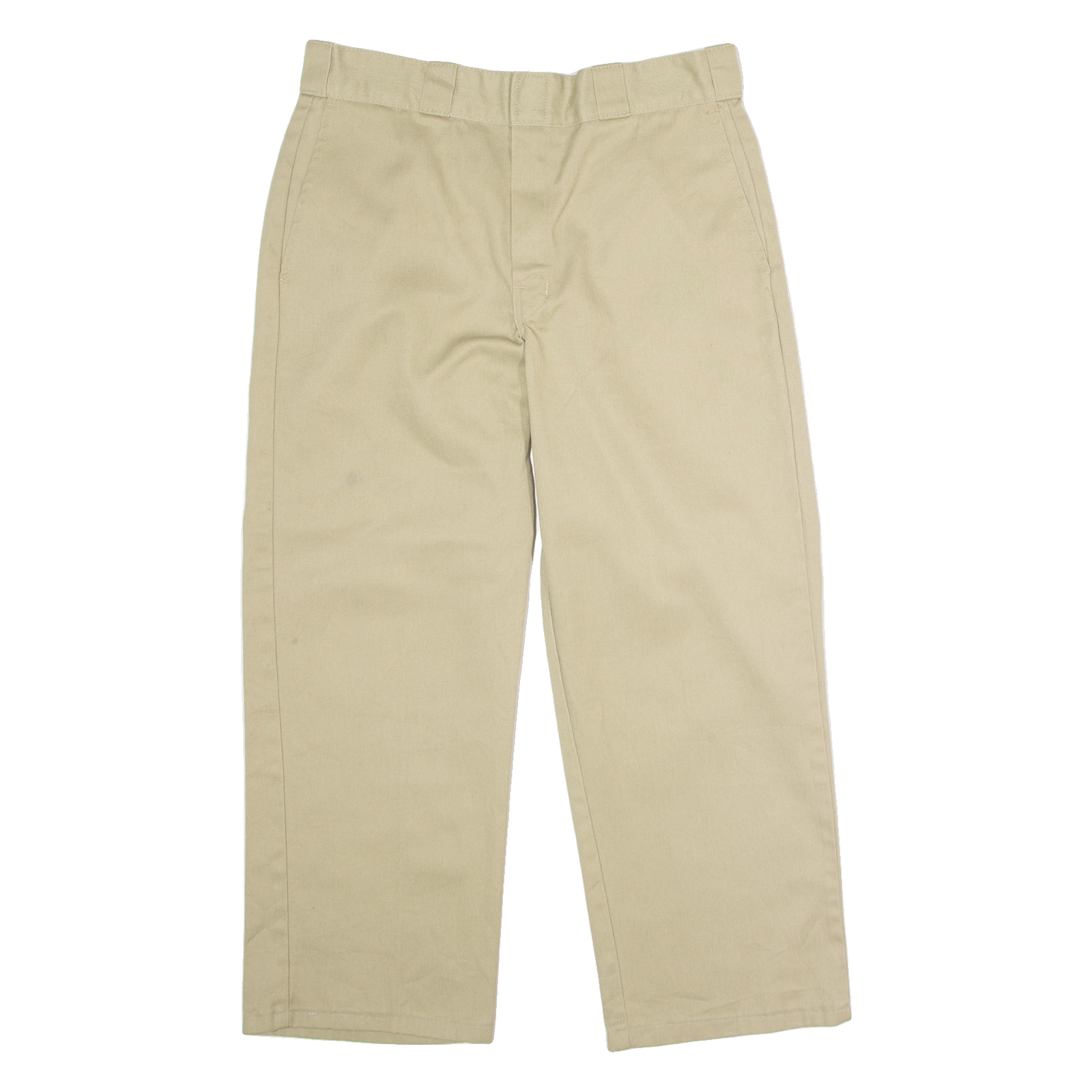 DICKIES Workwear Mens Twill Trousers Beige Regular Straight W32 L25 Refurbished - N/A refurbished available on Cerqular