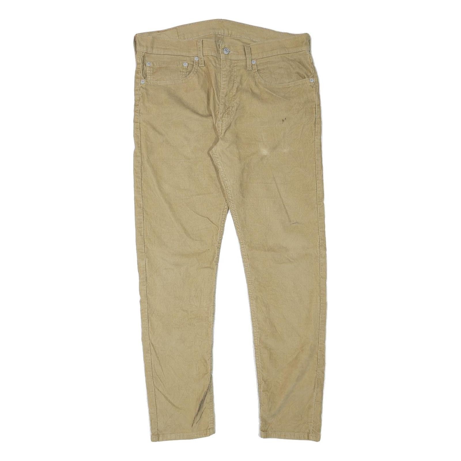 Buy LEVI'S Mens Slim Beige Cotton Blend Slim Trousers W34 L30 Casual Zip Closure Refurbished - $36.39 LEVI'S Mens Slim Beige Cotton Blend Slim Trousers W34 L30 Casual Zip Closure Refurbished - N/A refurbished available on Cerqular