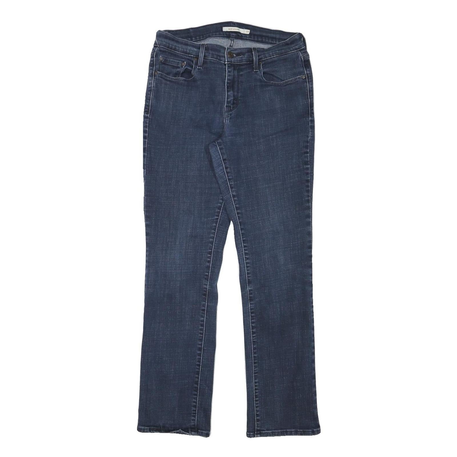 LEVI'S 505 Womens Jeans Blue Regular Straight Denim Medium W28 L29 Classic Fit Refurbished - N/A refurbished available on Cerqular