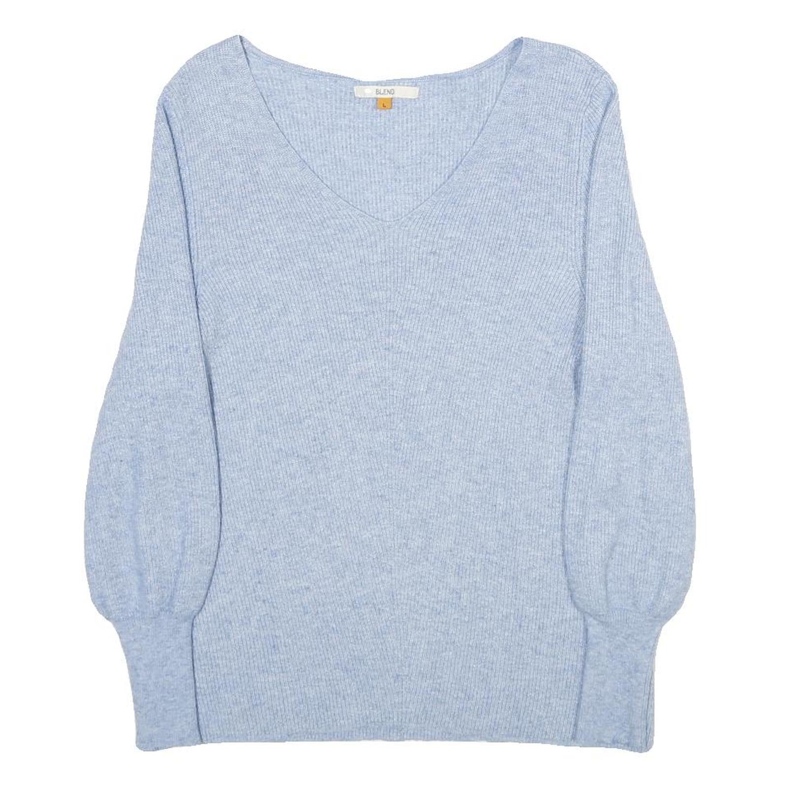 Buy BLEND Womens Blue Jumper V-Neck Basic Knit L Comfortable Stylish Soft Refurbished - $19.49 BLEND Womens Blue Jumper V-Neck Basic Knit L Comfortable Stylish Soft Refurbished - N/A refurbished available on Cerqular