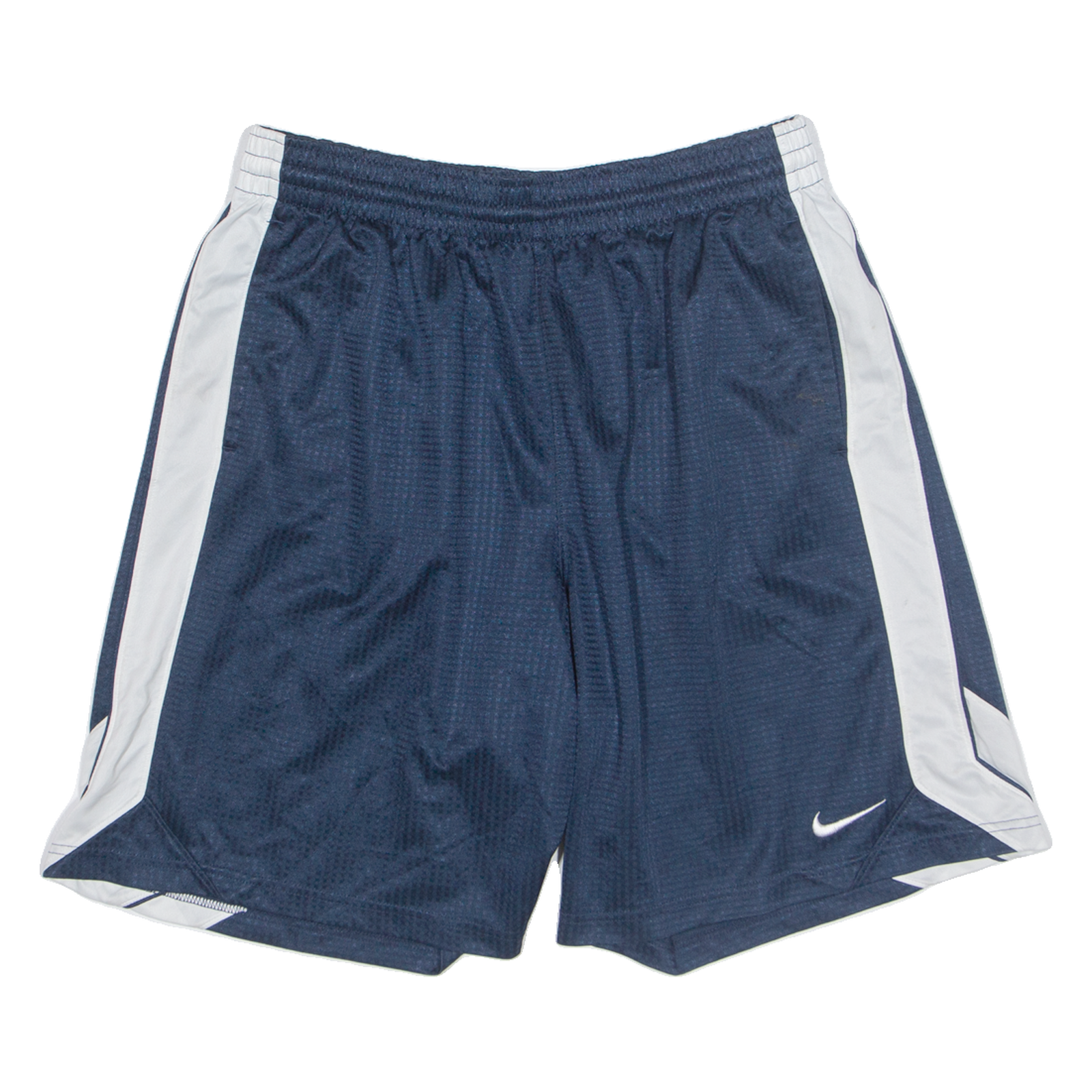 NIKE Mens Sports Shorts Blue Relaxed L W32 Refurbished - N/A refurbished available on Cerqular