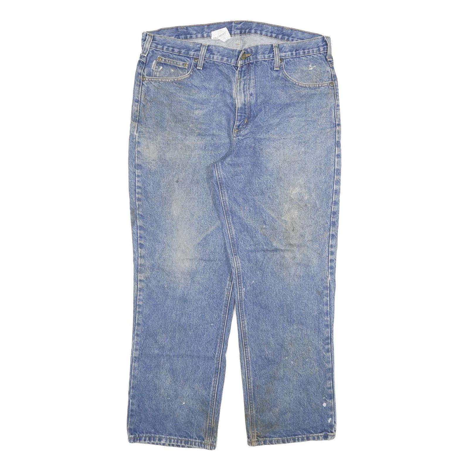Buy CARHARTT Mens Relaxed Fit Blue Denim Jeans W38 L30 Workwear Zip Closure Refurbished - $49.39 CARHARTT Mens Relaxed Fit Blue Denim Jeans W38 L30 Workwear Zip Closure Refurbished - N/A refurbished available on Cerqular