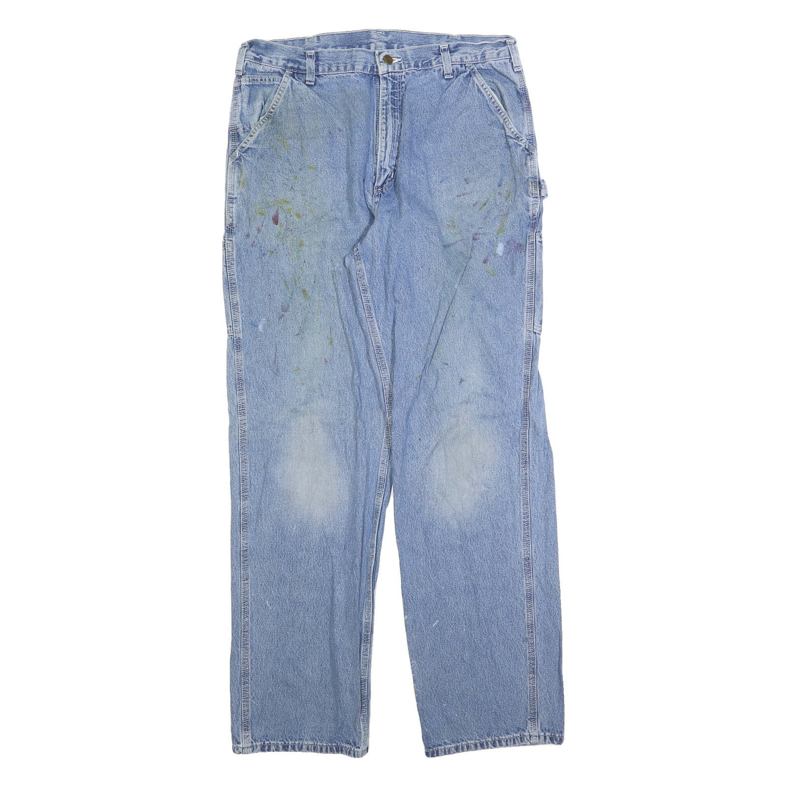 Buy CARHARTT Mens Regular Fit Blue Denim Jeans W36 L34 Workwear Carpenter Style Refurbished - $53.29 CARHARTT Mens Regular Fit Blue Denim Jeans W36 L34 Workwear Carpenter Style Refurbished - N/A refurbished available on Cerqular