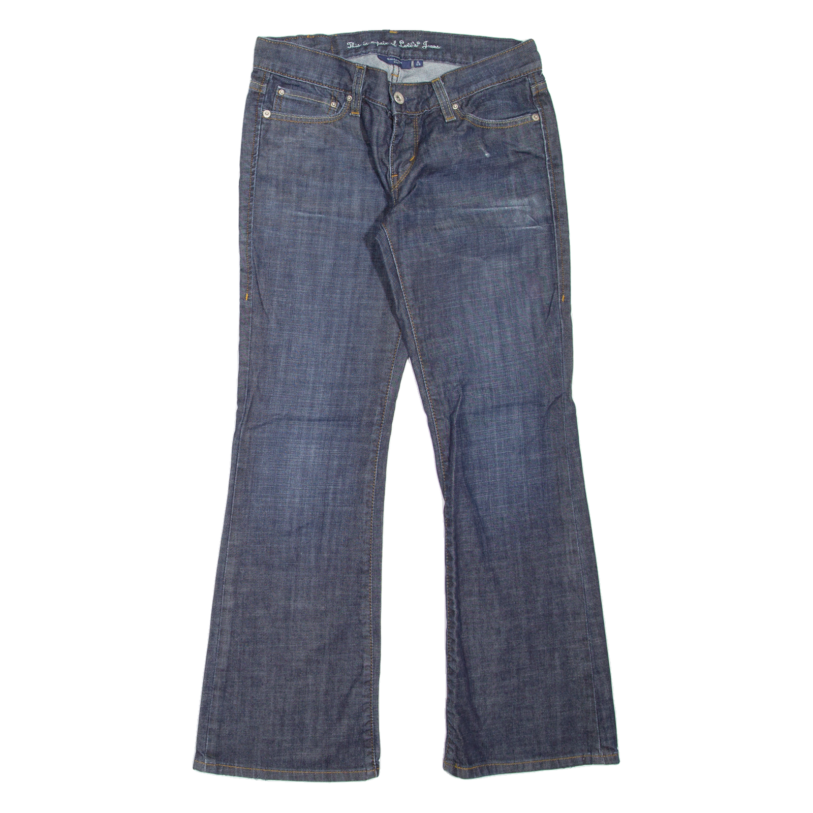 LEVI'S 522 Ultra Low Womens Jeans Blue Regular Bootcut Stone Wash W28 L28 Refurbished - N/A refurbished available on Cerqular