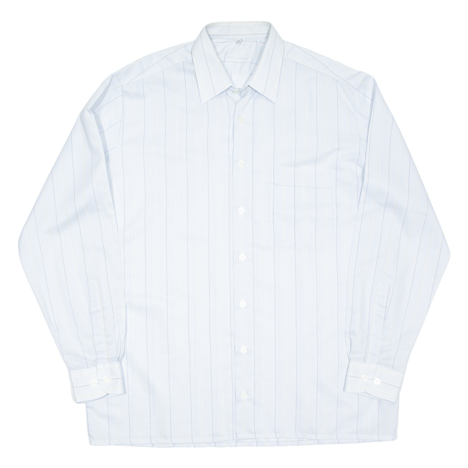 Mens Shirt Blue Striped Long Sleeve XL Refurbished - N/A refurbished available on Cerqular