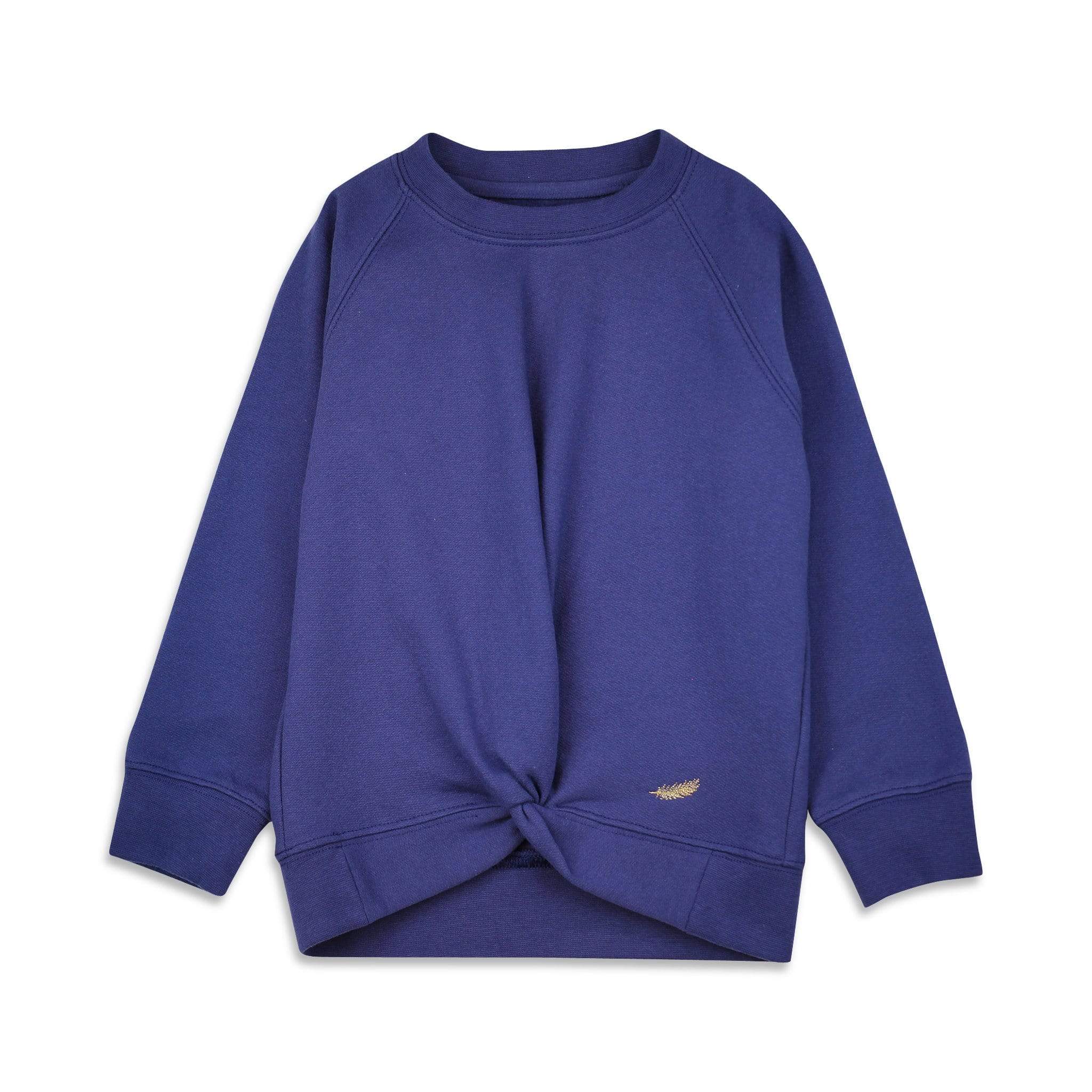 Draped Knot Sweatshirt | Size: 12-13 Refurbished - Firebird Kids refurbished available on Cerqular