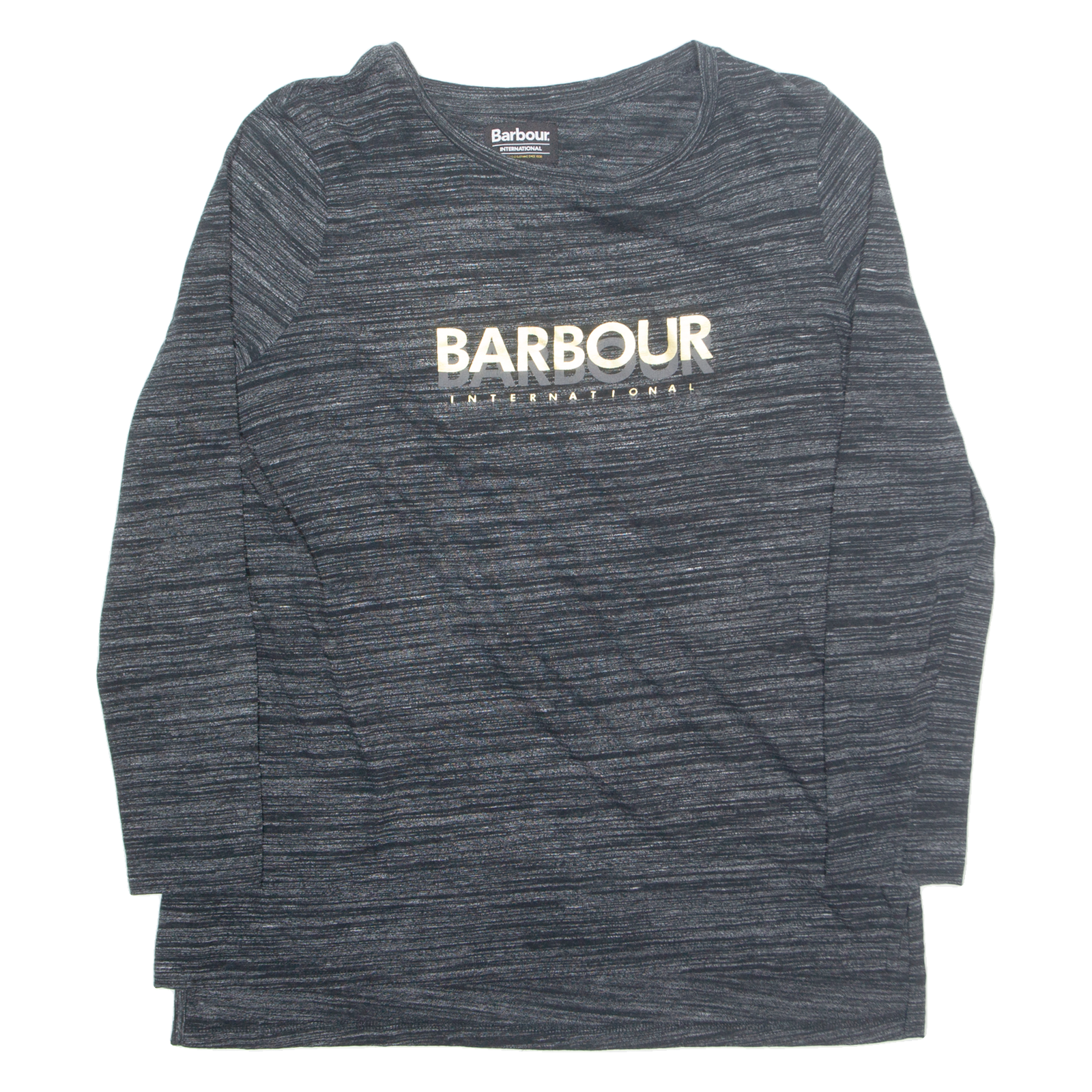 BARBOUR INTERNATIONAL Womens T-Shirt Black Long Sleeve UK 14 Refurbished - N/A refurbished available on Cerqular