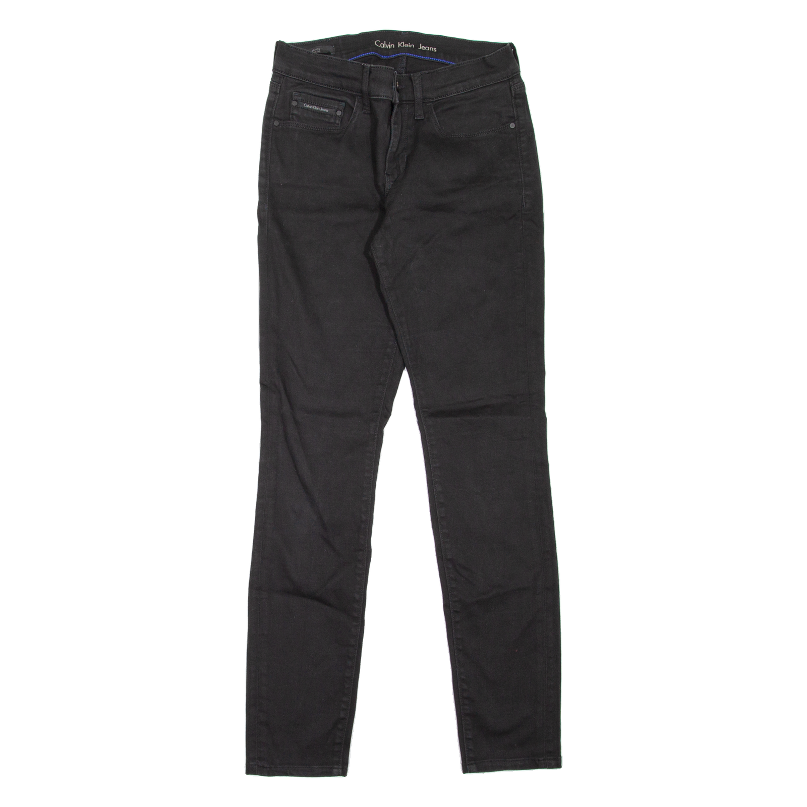 CALVIN KLEIN JEANS Womens Jeans Black Slim Skinny W27 L28 Refurbished - N/A refurbished available on Cerqular