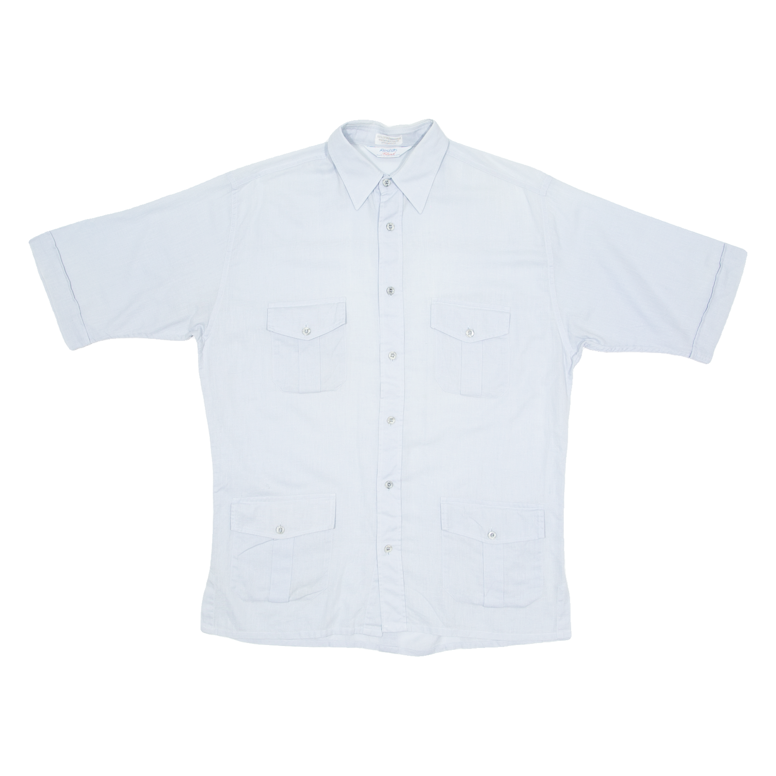 RESISTO FLASH Mens Plain Shirt Blue S Refurbished - N/A refurbished available on Cerqular