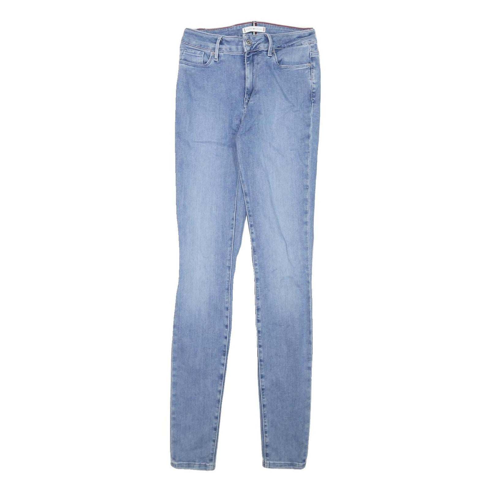TOMMY HILFIGER Womens Slim Skinny Denim Light Blue Jeans W24 L31 Refurbished - N/A refurbished available on Cerqular