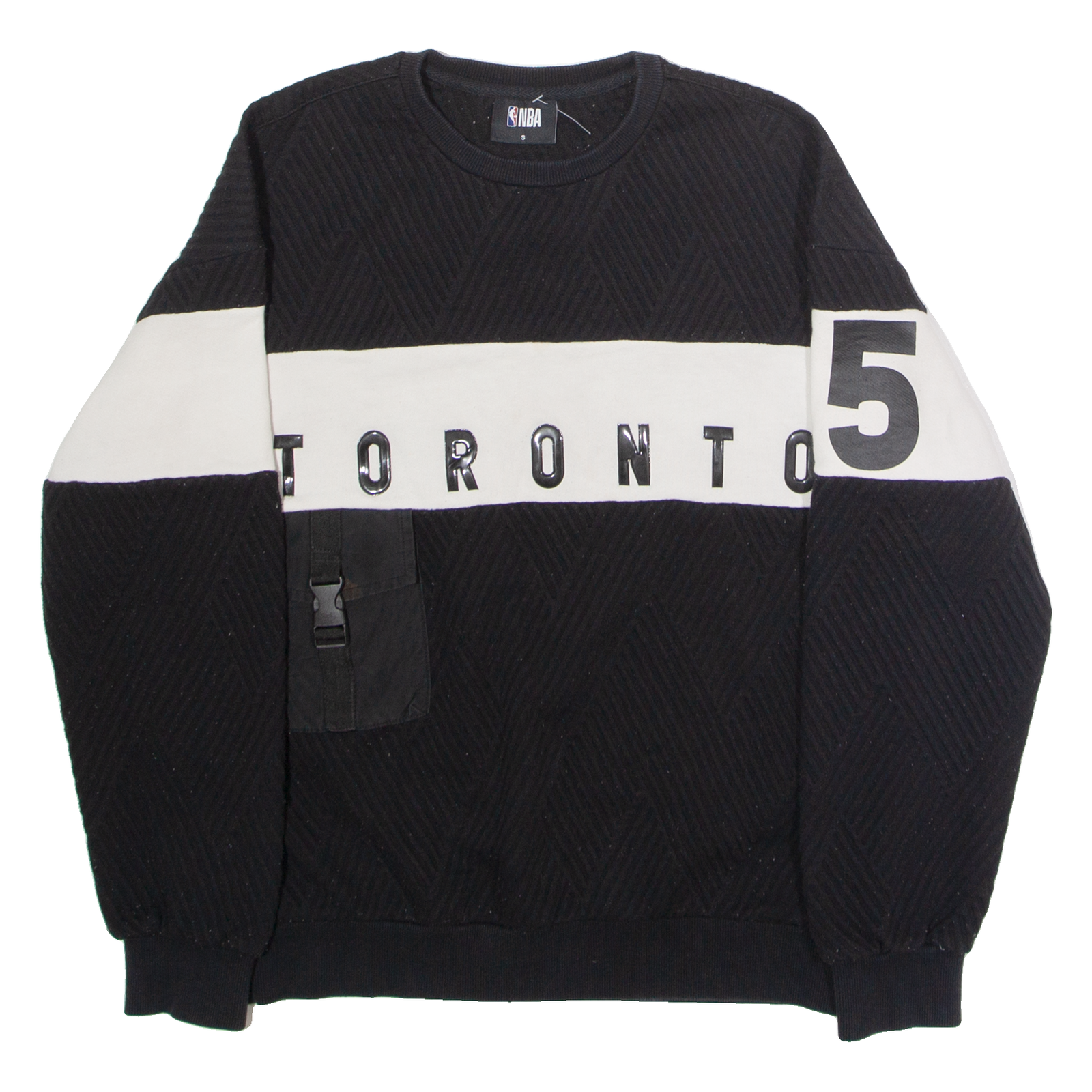 NBA Toronto Raptors Mens Sweatshirt Black Crew Neck USA S Refurbished - N/A refurbished available on Cerqular
