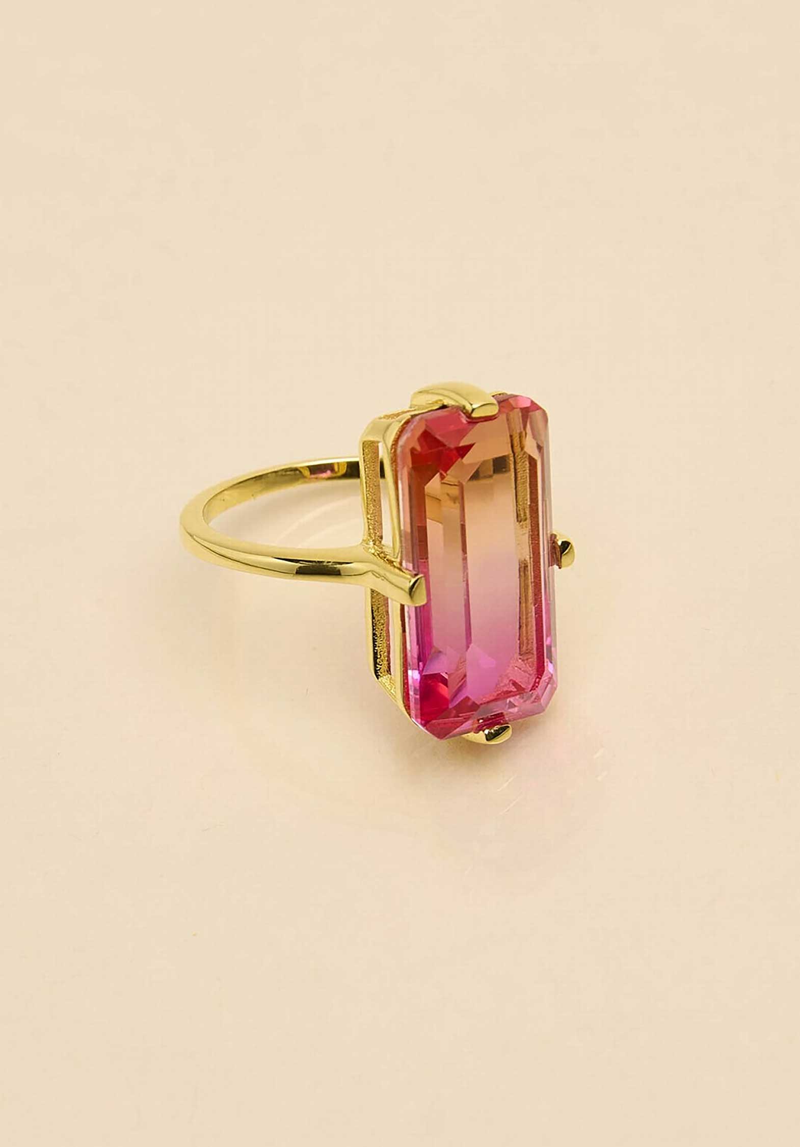 Ring Brpo6 Orange-Fuchsia | Color: ORANGE FUCHSIA | Size: 54 Refurbished - Rue Madame is a known brand, and the standardized name is " refurbished available on Cerqular