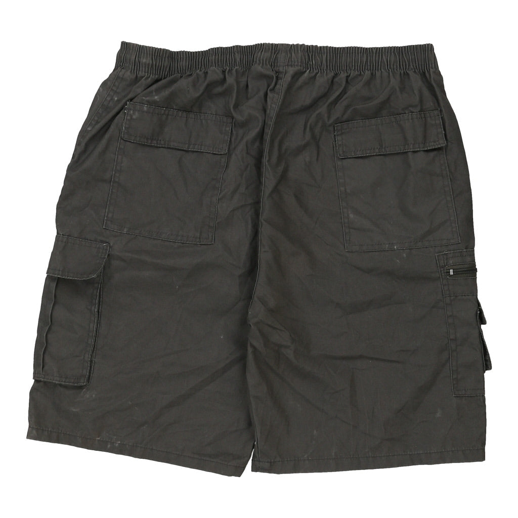 Unbranded Cargo Shorts - 3XL Grey Cotton Refurbished - Thrifted (note: this is a term often used to describe second- refurbished available on Cerqular