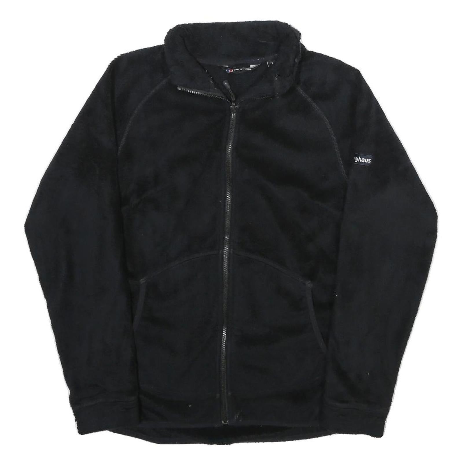 BERGHAUS Womens Black Polyester Fleece Jacket UK 12 Zip Outdoor Casual Warm Refurbished - N/A refurbished available on Cerqular