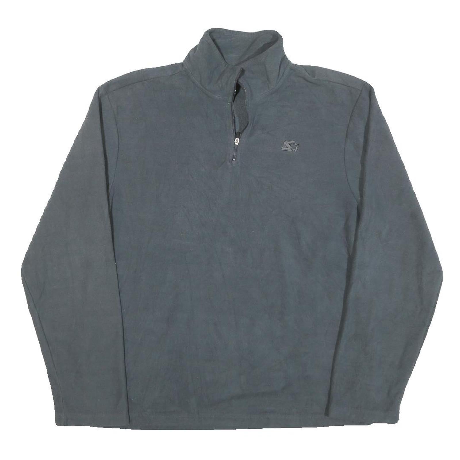 STARTER Mens Grey Plain Pullover High Neck Basic Knit Jumper S Casual Warm Refurbished - N/A refurbished available on Cerqular