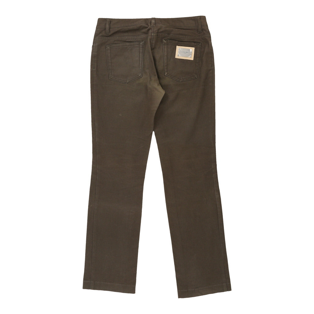 Dolce & Gabbana Jeans - 32W UK 10 Brown Cotton | Size: UK 10 Refurbished - N/A (Preloved Designer is not a specific brand, it refurbished available on Cerqular