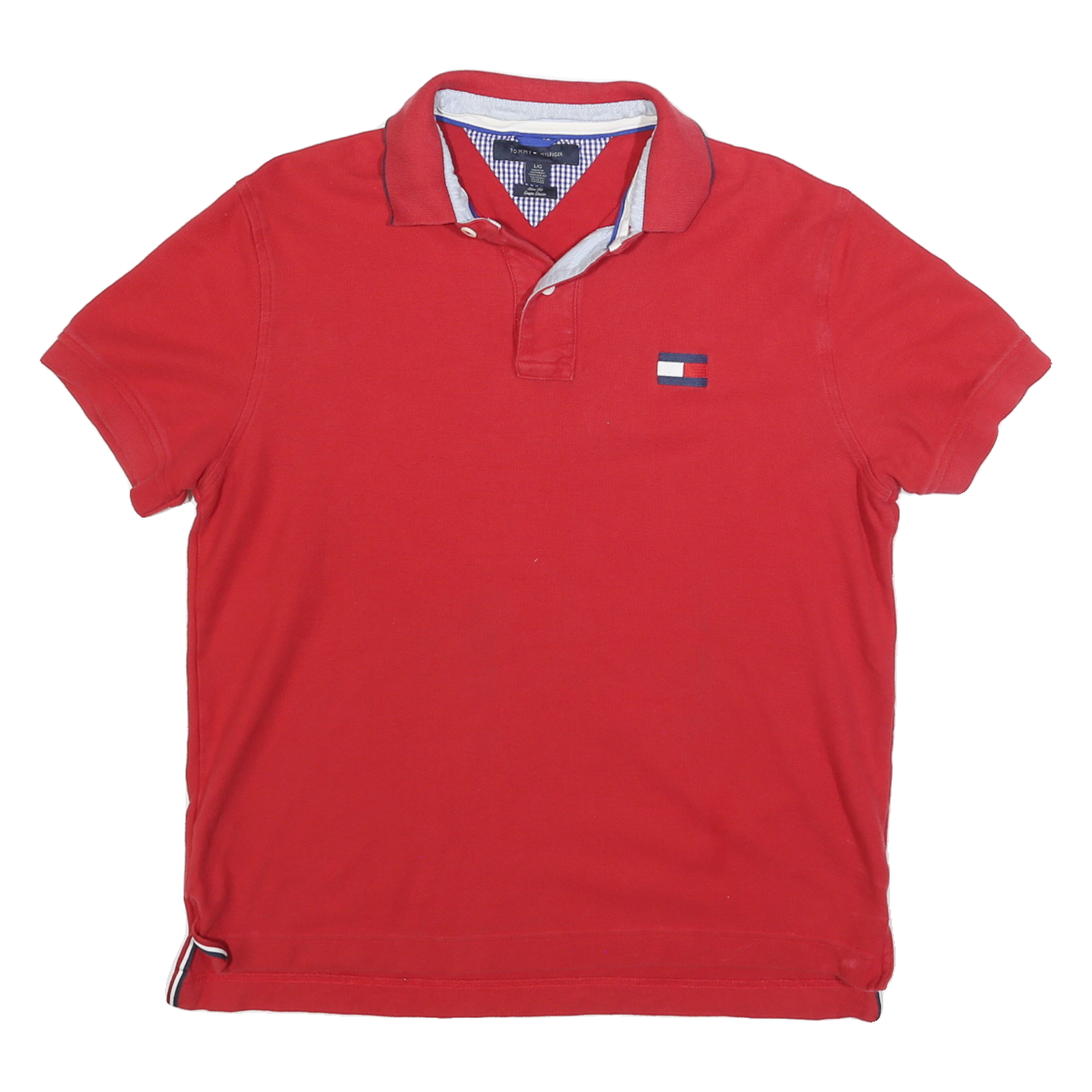 Buy TOMMY HILFIGER Mens Red Short Sleeve Plain L Cotton Blend Polo Shirt Classic Refurbished - $20.79 TOMMY HILFIGER Mens Red Short Sleeve Plain L Cotton Blend Polo Shirt Classic Refurbished - N/A refurbished available on Cerqular