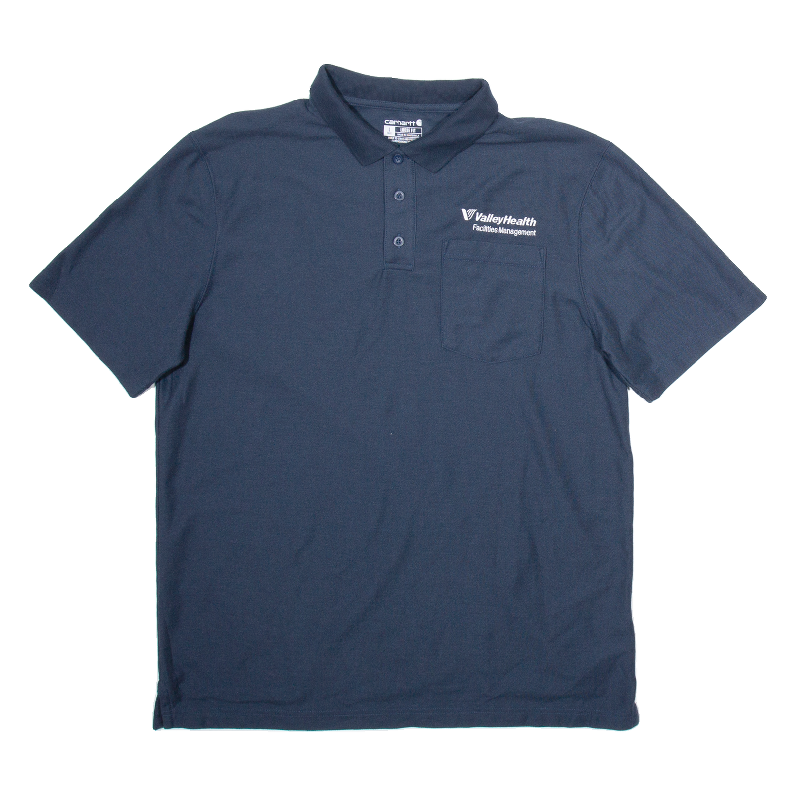CARHARTT Workwear Mens Polo Shirt Blue L Refurbished - N/A refurbished available on Cerqular