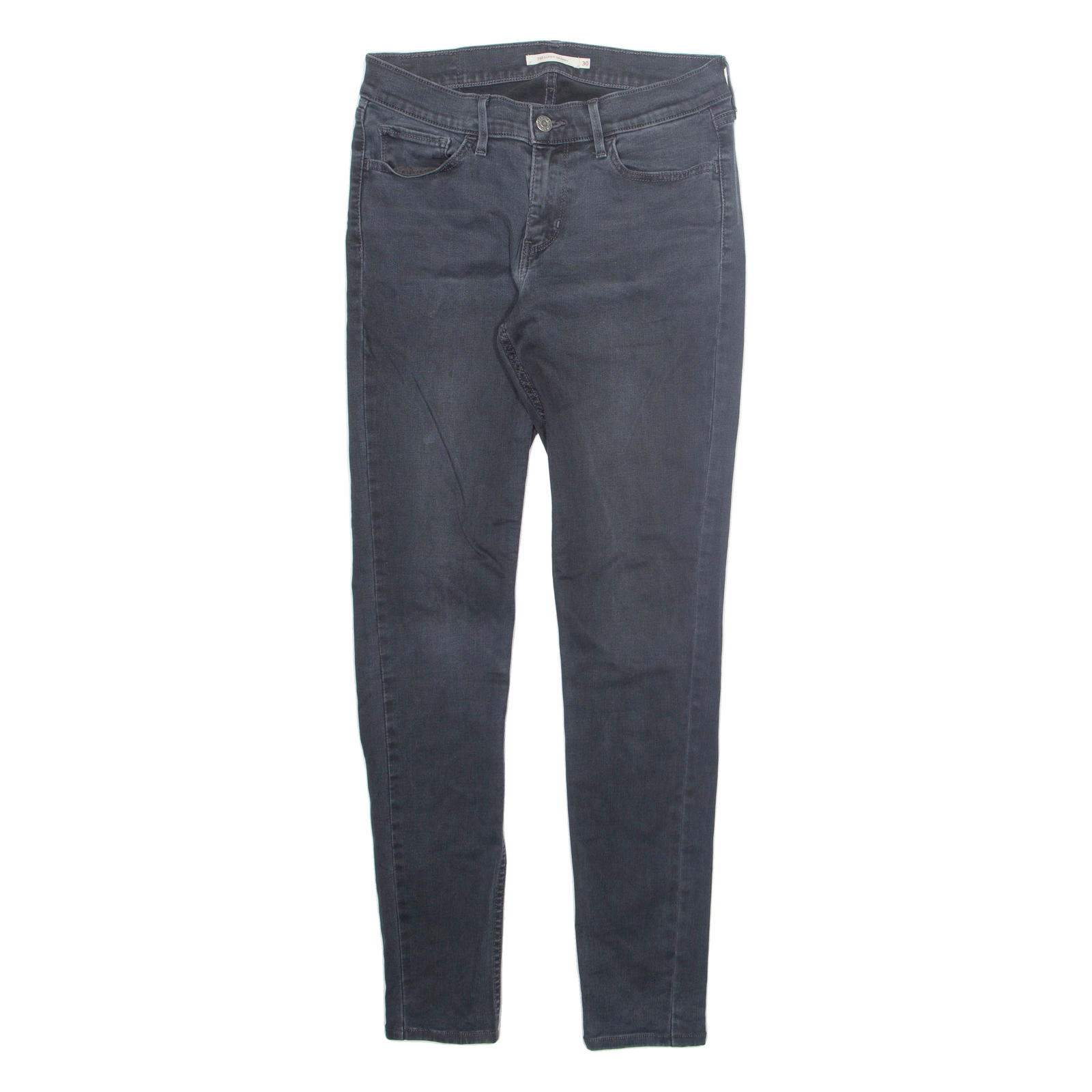 LEVI'S 710 Womens Jeans Grey Regular Skinny W30 L30 Refurbished - N/A refurbished available on Cerqular