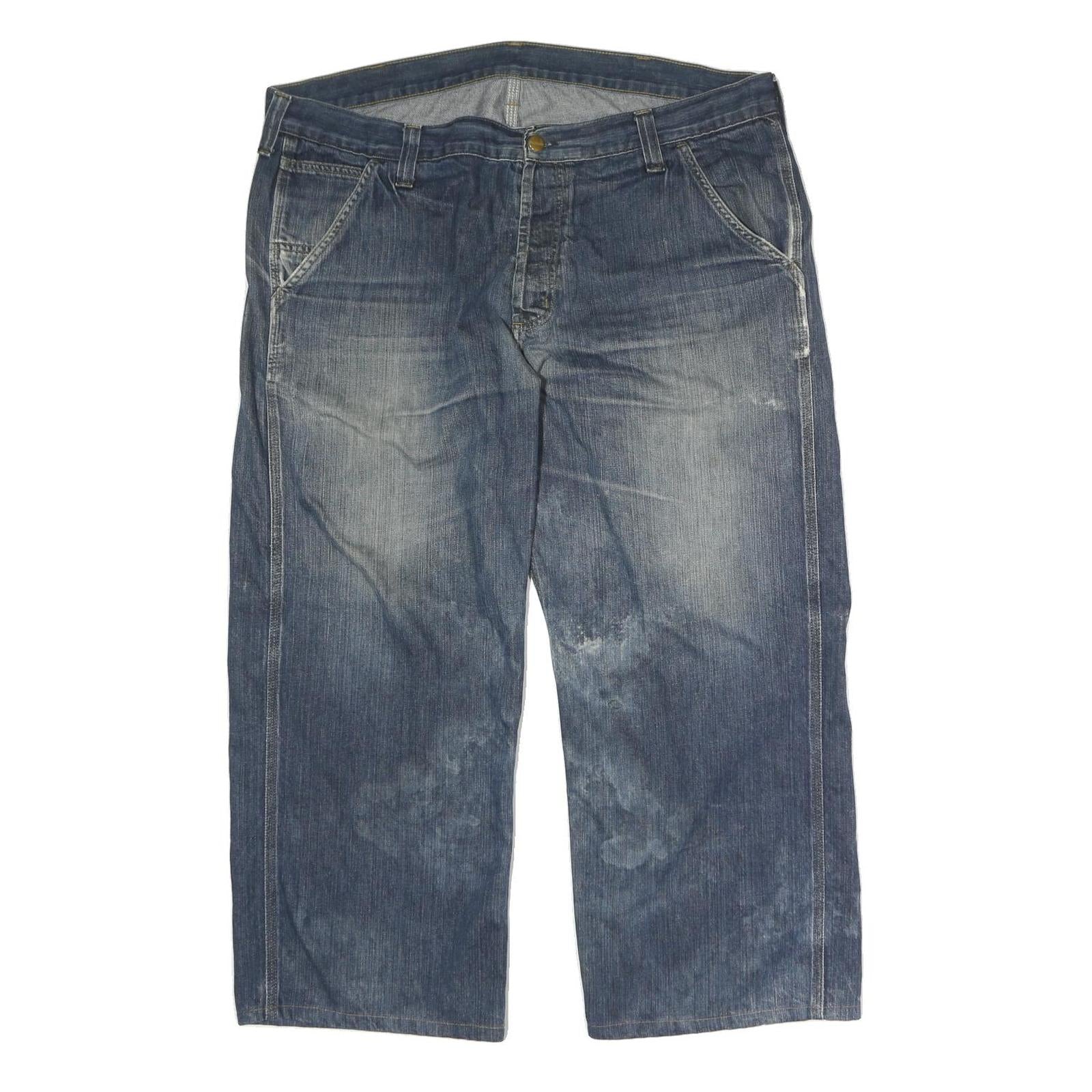 CARHARTT Mens Jeans Blue Regular Straight Denim Medium W40 L25 Utility Workwear Refurbished - N/A refurbished available on Cerqular
