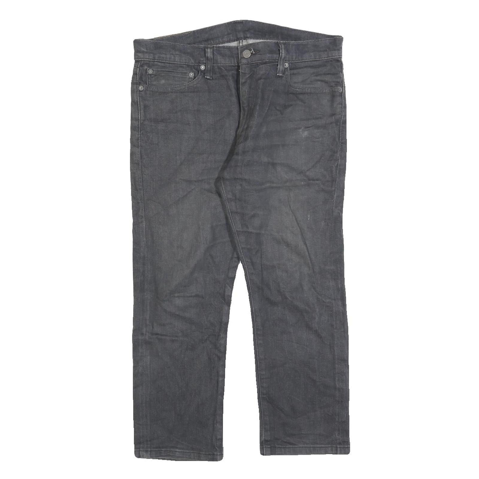 LEVI'S 504 Mens Jeans Blue Regular Straight Denim Medium W34 L25 Classic Casual Refurbished - N/A refurbished available on Cerqular