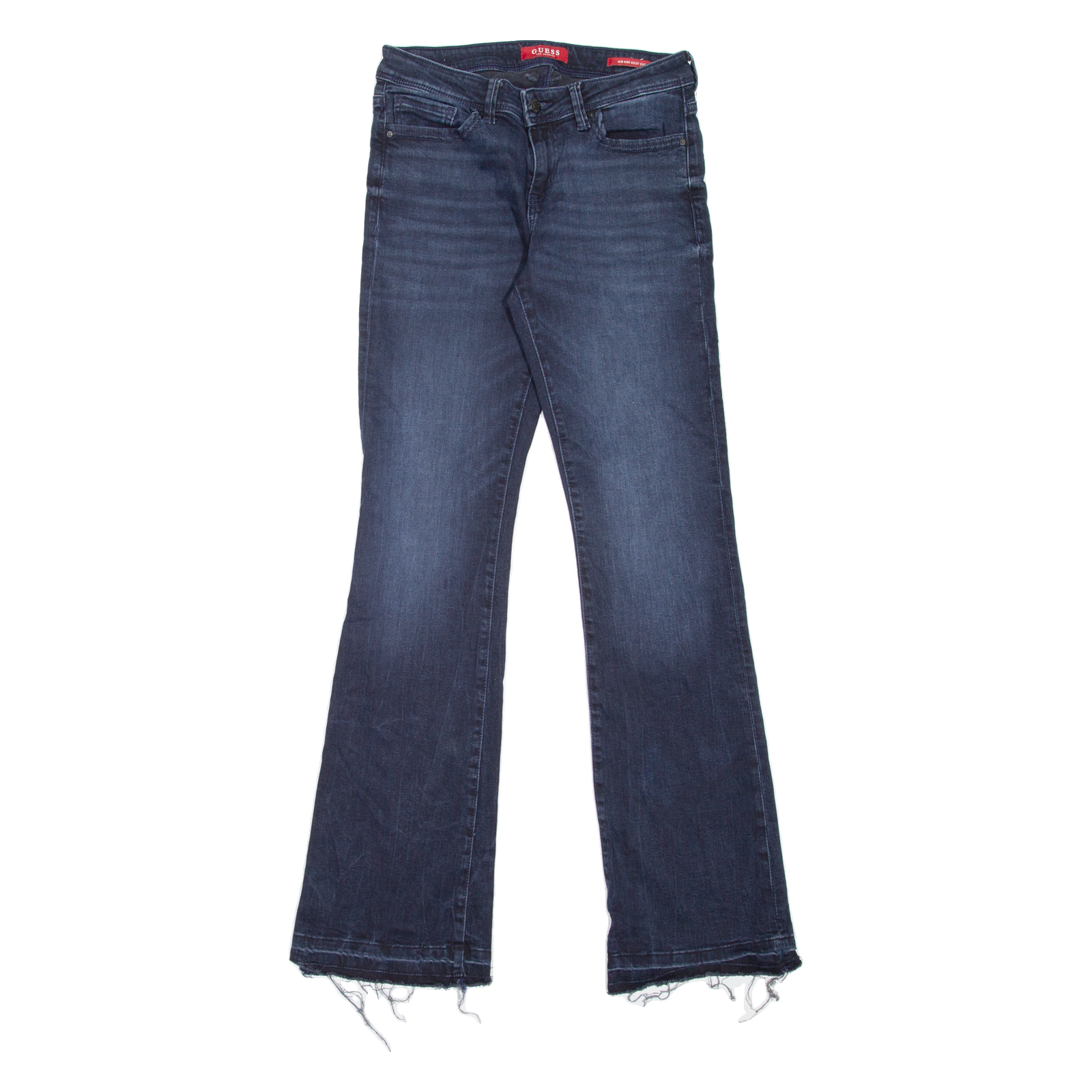 GUESS Mid Rise Womens Jeans Blue Regular Bootcut Stone Wash W29 L32 Refurbished - N/A refurbished available on Cerqular