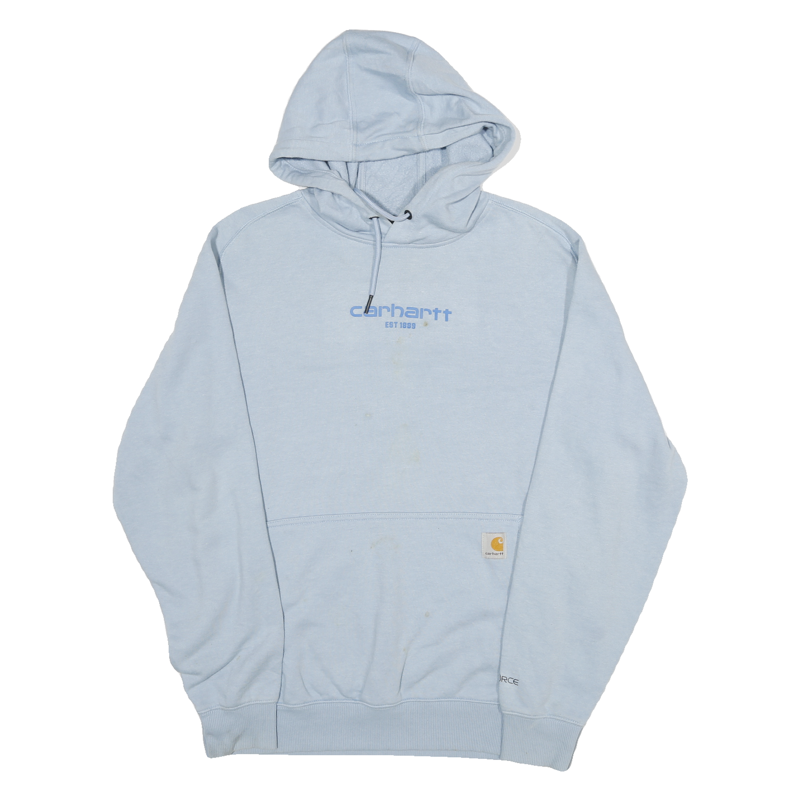 CARHARTT Mens Blue Hoodie M Cotton Blend Pullover Casual Lightweight Sweatshirt Refurbished - N/A refurbished available on Cerqular