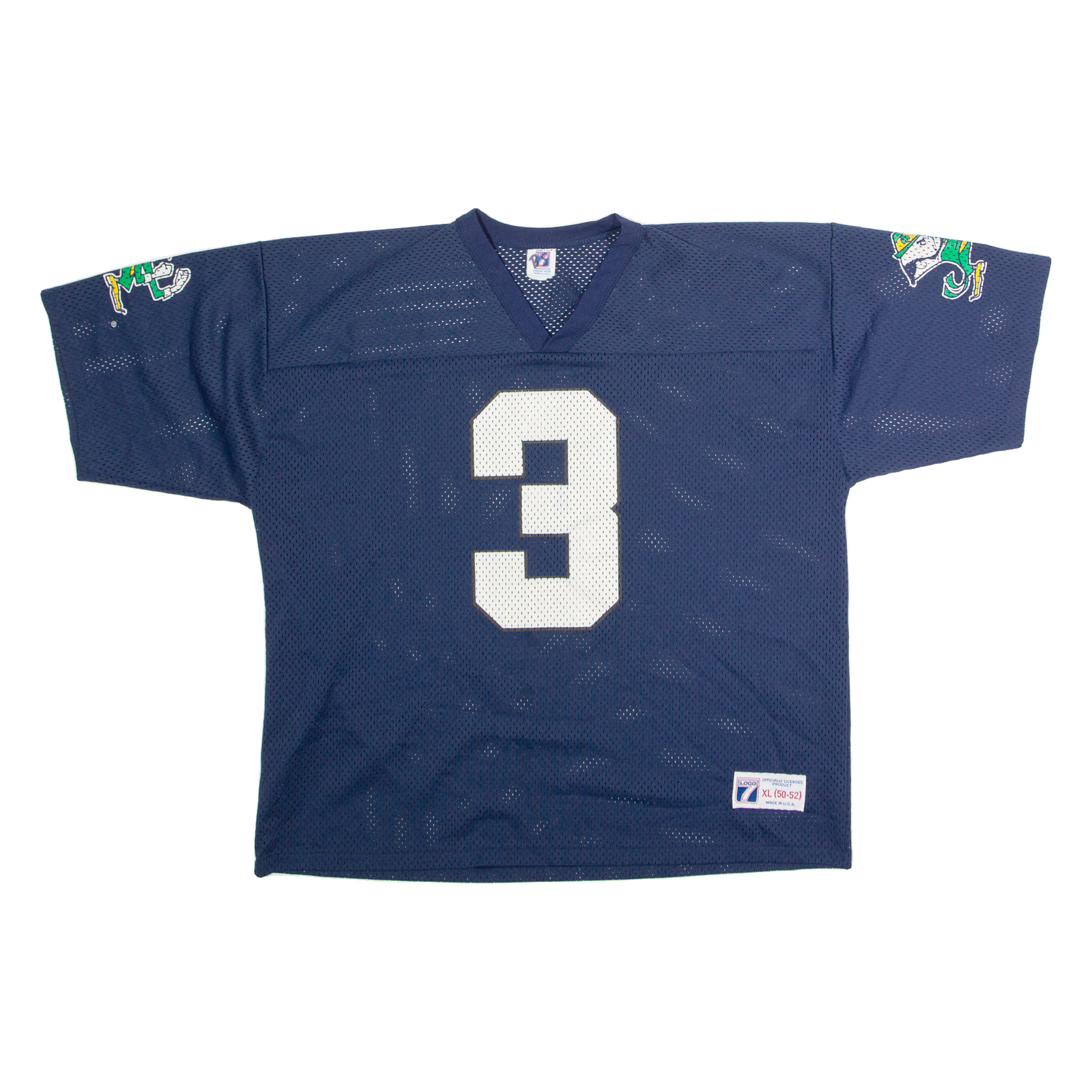Buy LOGO 7 Notre Dame Home #3 Mens Jersey Blue 90s USA V-Neck XL Refurbished - $81.89 LOGO 7 Notre Dame Home #3 Mens Jersey Blue 90s USA V-Neck XL Refurbished - N/A refurbished available on Cerqular