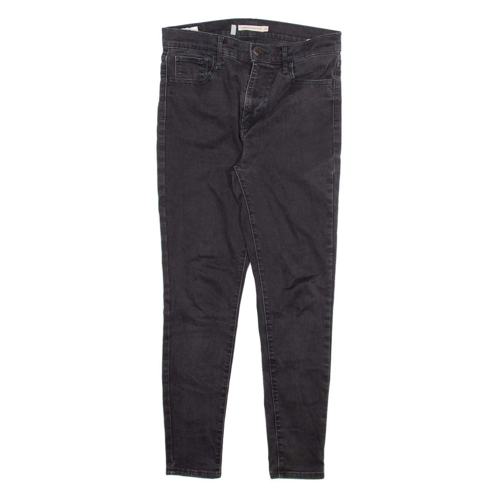 LEVI'S 720 Big E Womens Jeans Grey Slim Skinny W29 L27 Refurbished - N/A refurbished available on Cerqular